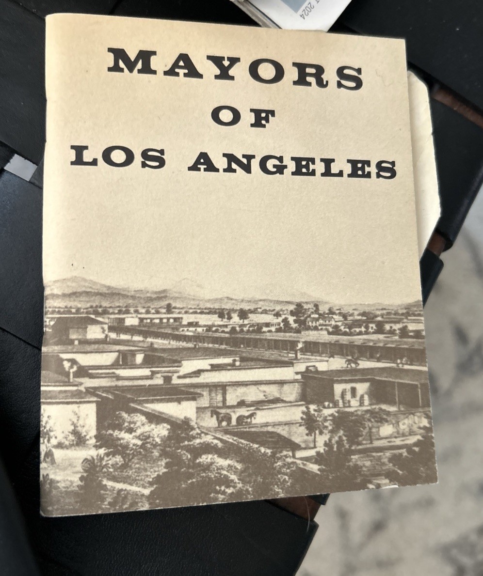 Vintage (1965) Mayors Of Los Angeles – Paper Back Pocket Book – Rare-EXCELLENT!