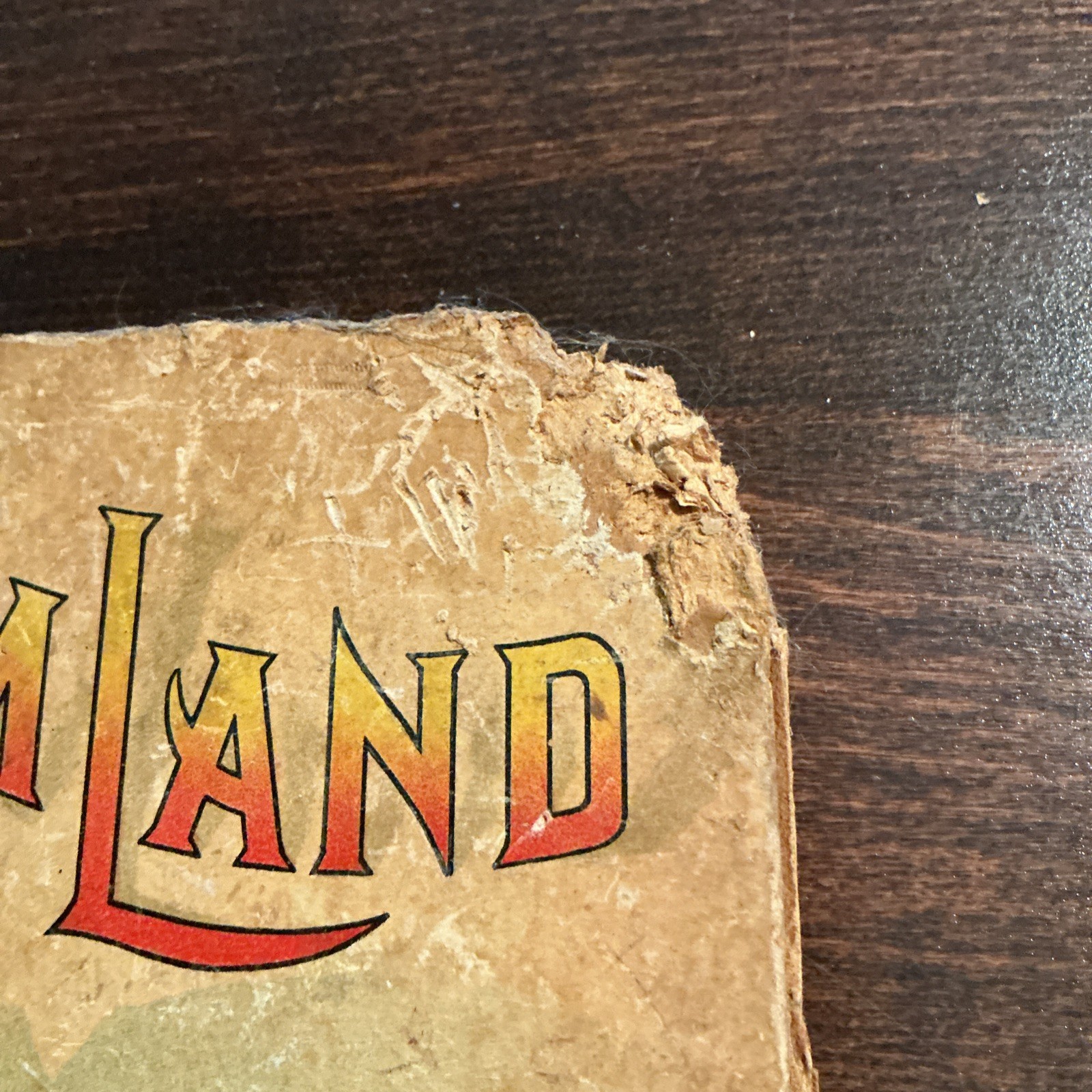 1892 Antique Dream Land Profusely Illustrated Thomas Handford Morrill HC Rough
