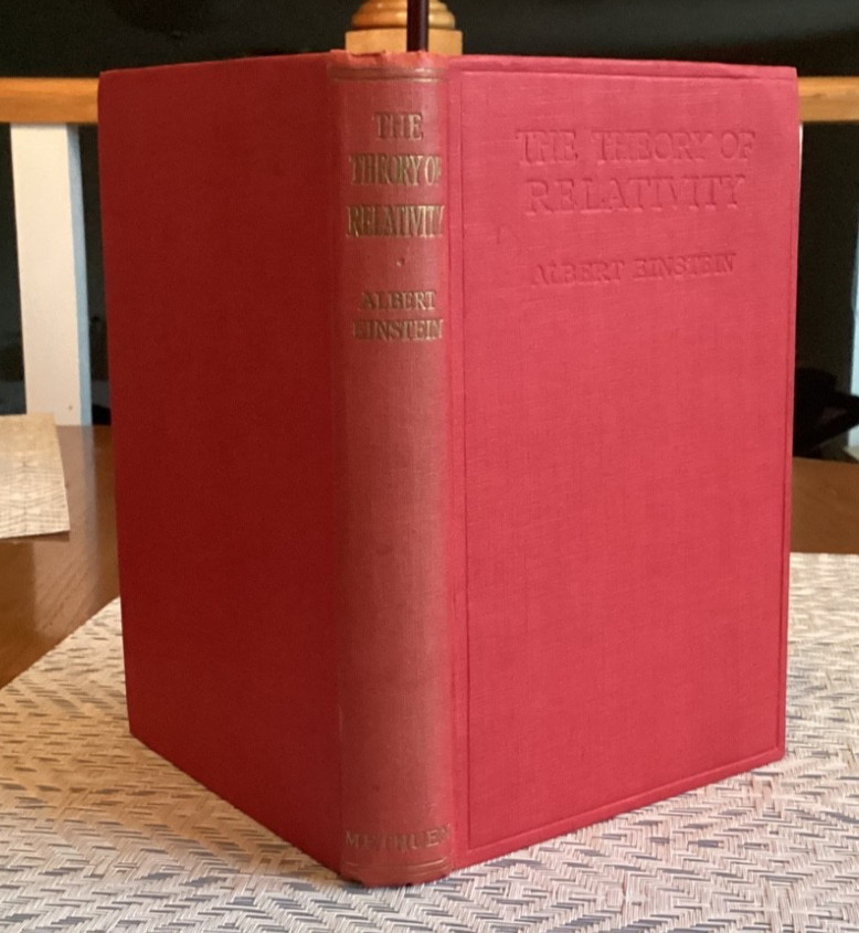 1921 Antique Book RELATIVITY The Special And The General Theory Albert Einstein