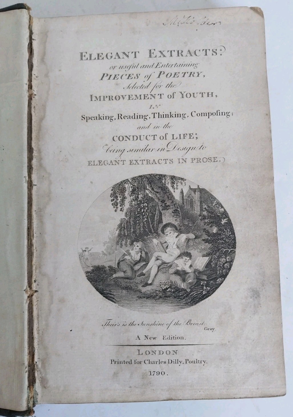 Elegant Extracts or Useful and Entertaining Passages in Prose 1790 Hardcover
