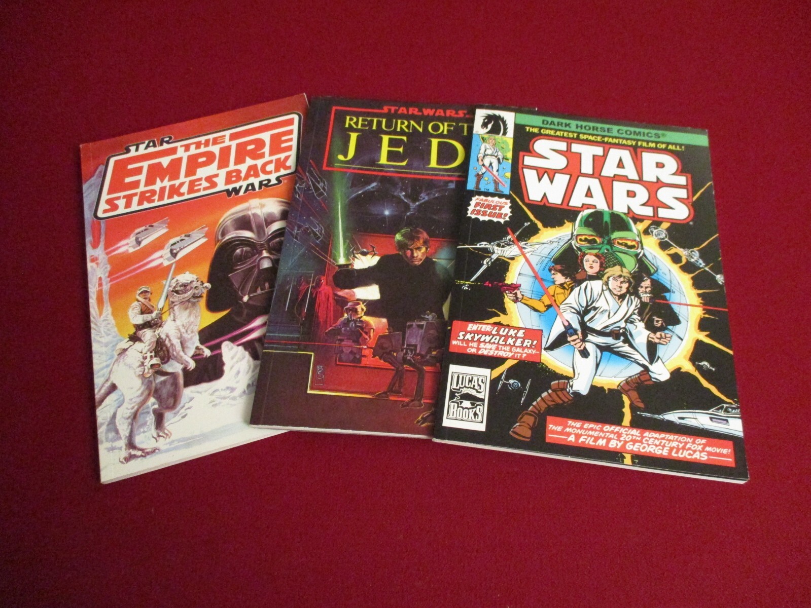 3 STAR WARS ~ Dark Horse Comics ~ A New Hope ~ Empire Strikes Back ~ Return Jedi