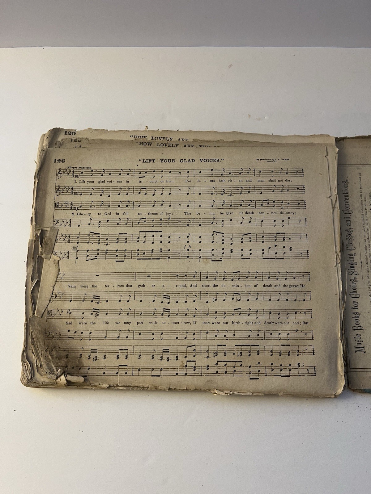 ?Baumbach’s Sacred Quartet Opening And Closing Of Services 1862.