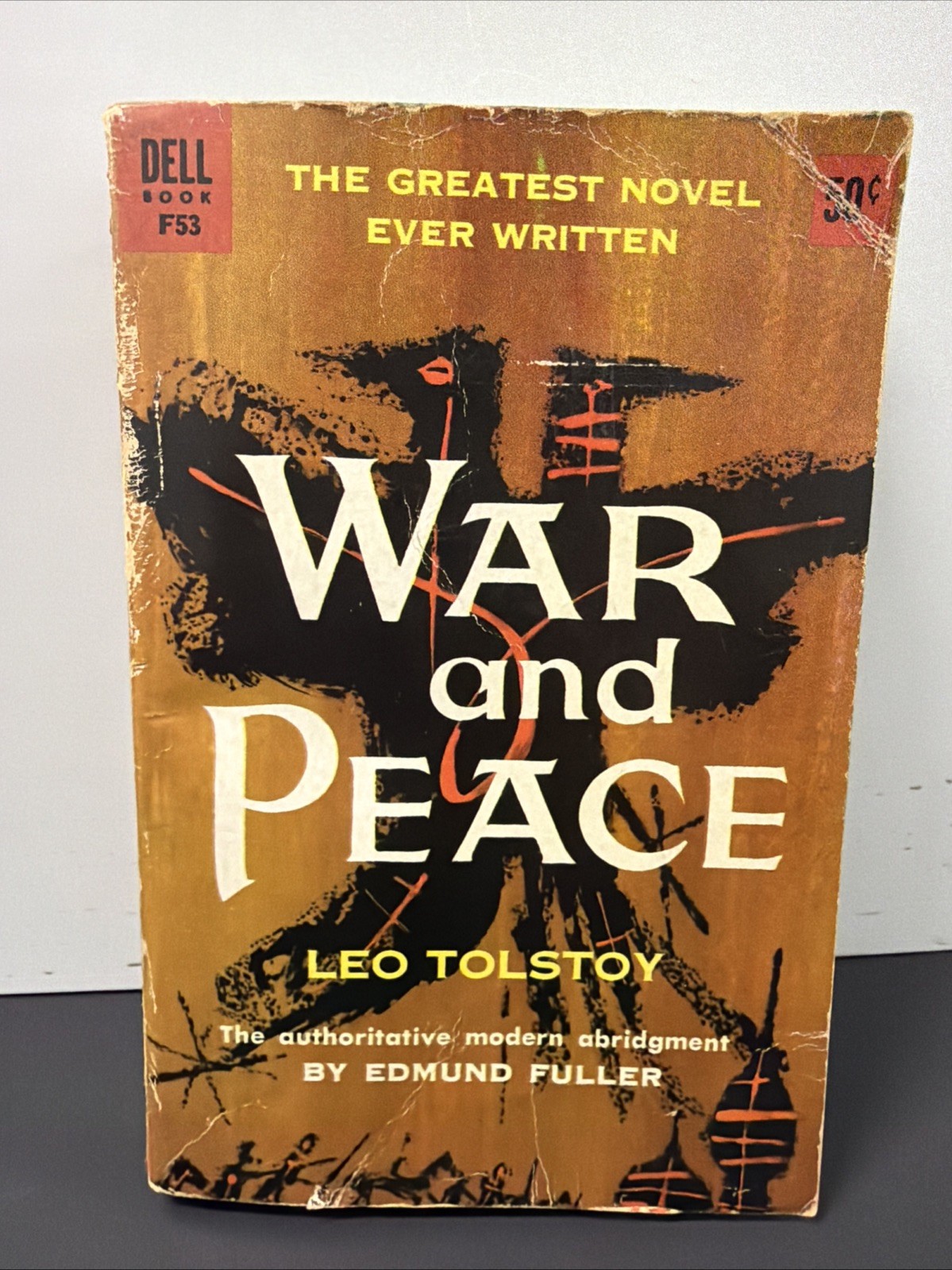 War and Peace by Leo Tolstoy Dell Vintage Paperback 1955