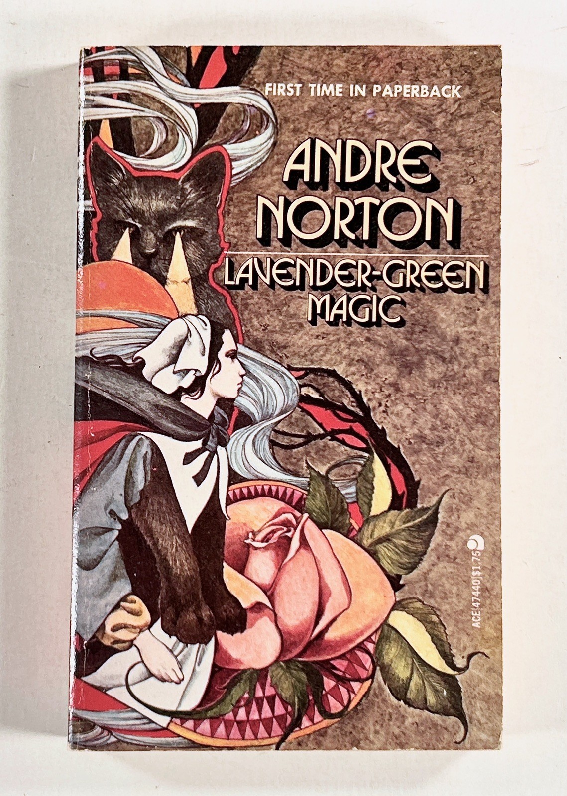 1977 Andre Norton LAVENDER-GREEN MAGIC 1st thus ILLUSTRATED pb ACE FANTASY