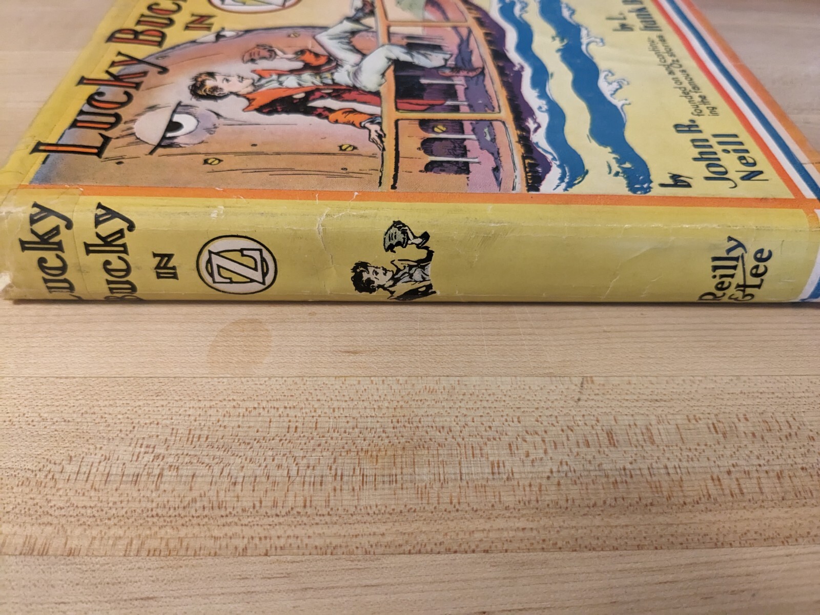 Lucky Bucky in Oz FIRST EDITION 1942 Book by JR Neill & L Frank Baum VG