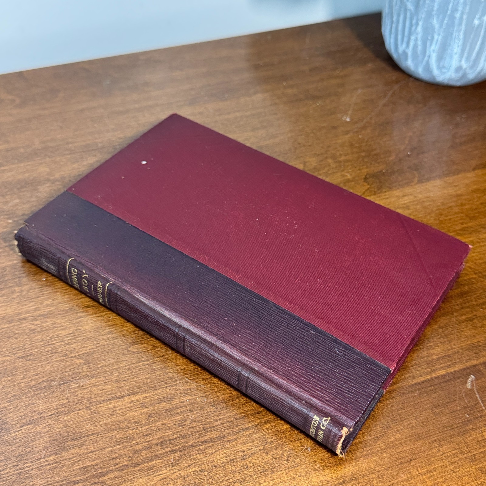 Antique Book Being A Boy by Charles Dudley Warner 1905 Riverside School Library
