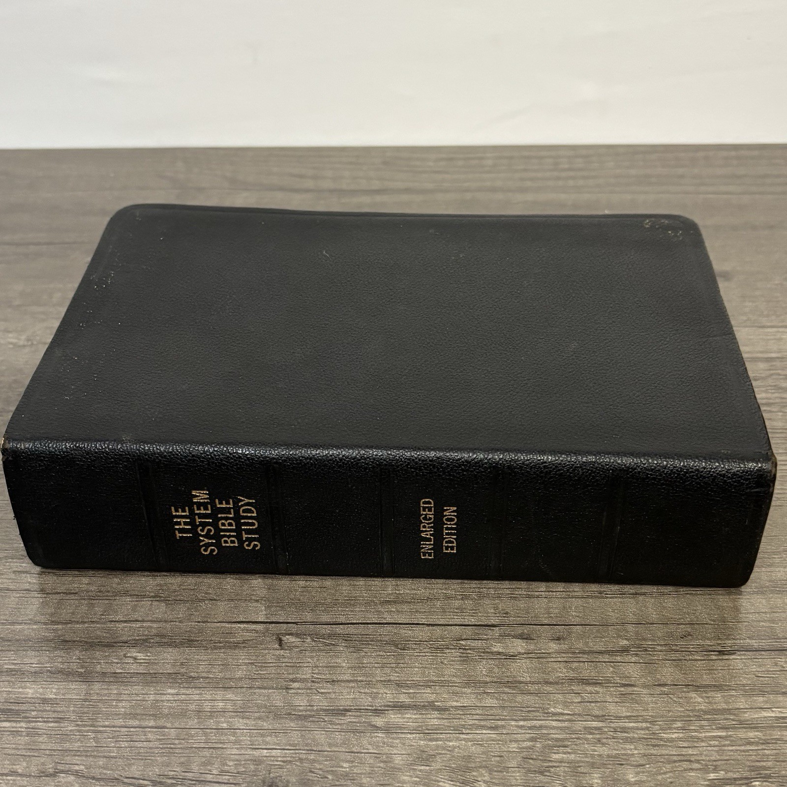 The System Bible Study Enlarged Edition Genuine Morocco Leather 1964 KJ & Instr.