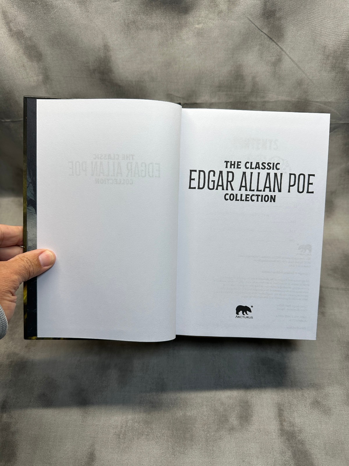 Edgar Allan Poe Classic Collection Arcturus HC Sprayed Edges Gothic Horror Raven
