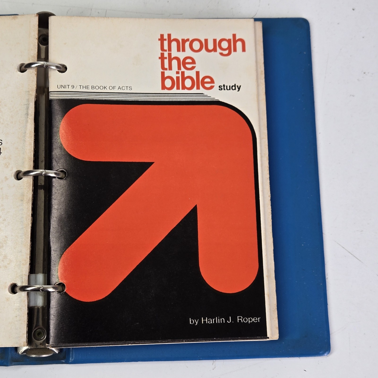 Through the Bible Study Course Harlin J. Roper 12 Booklets W/Binders