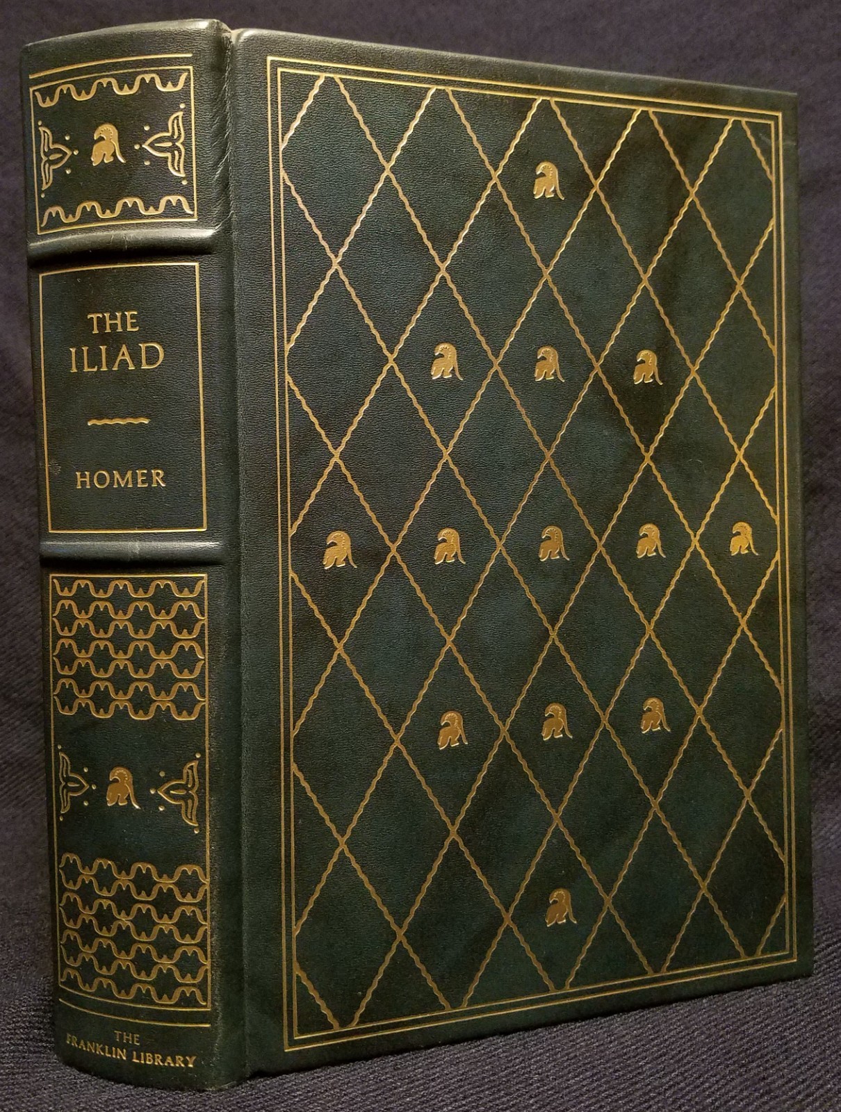 Homer The Iliad Franklin Library 1976 Very Good condition