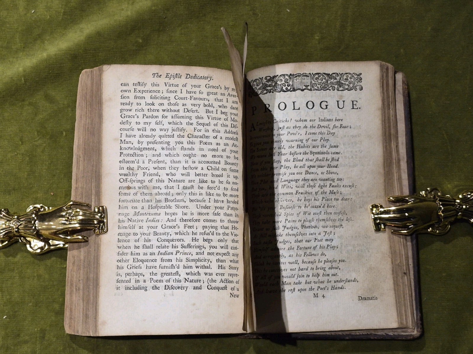 Dramatic Works by John Dryden 1735 Wild Gallant Rival Ladies Indian Queen & Empr