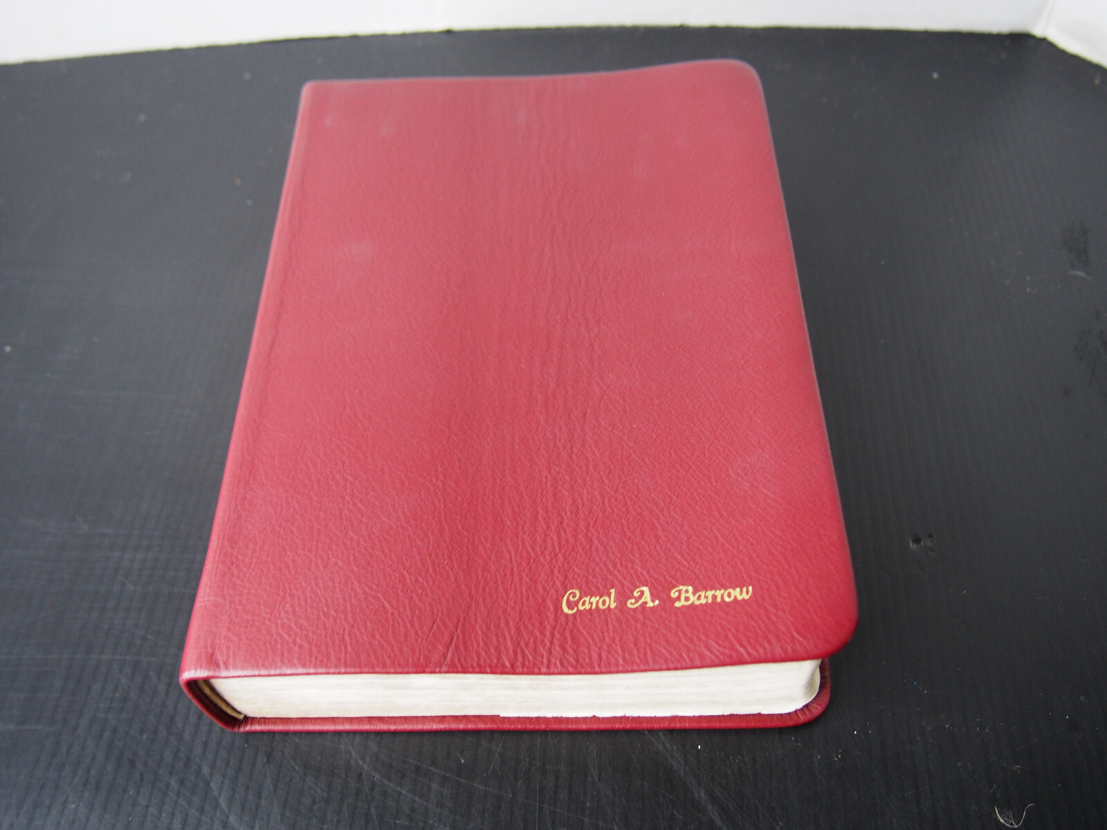 Chain Reference Bible Thompson B.B. Kirkbride Leather With Cary Case