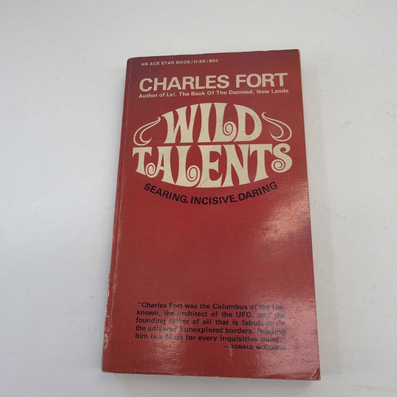 Charles Fort Wild Talents Rare Cult Classic Vintage Paperback Book 1932 UFOs