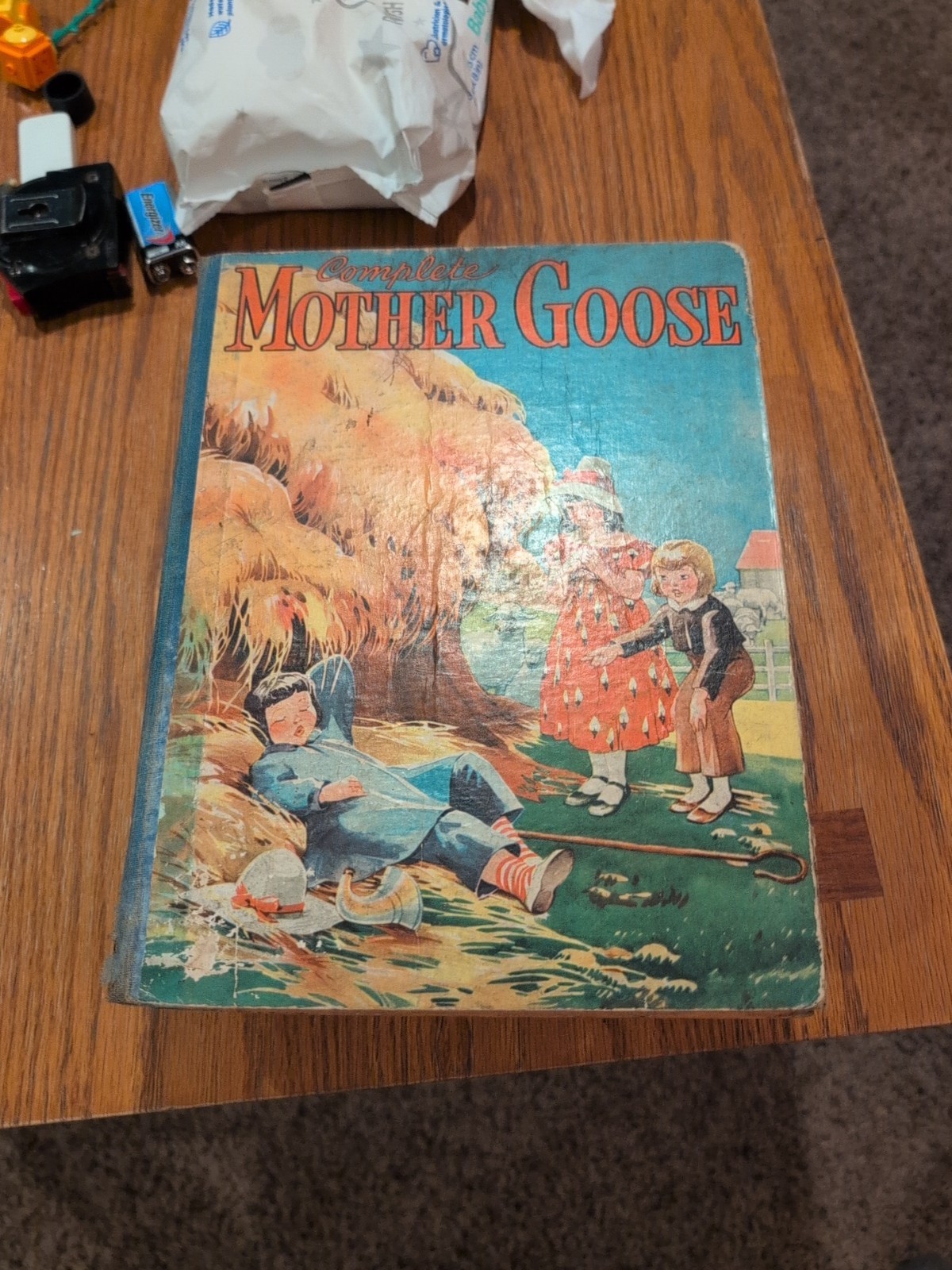 1934 Complete Mother Goose Whitman Publishing Co. Janet Laura Scott Illustrated