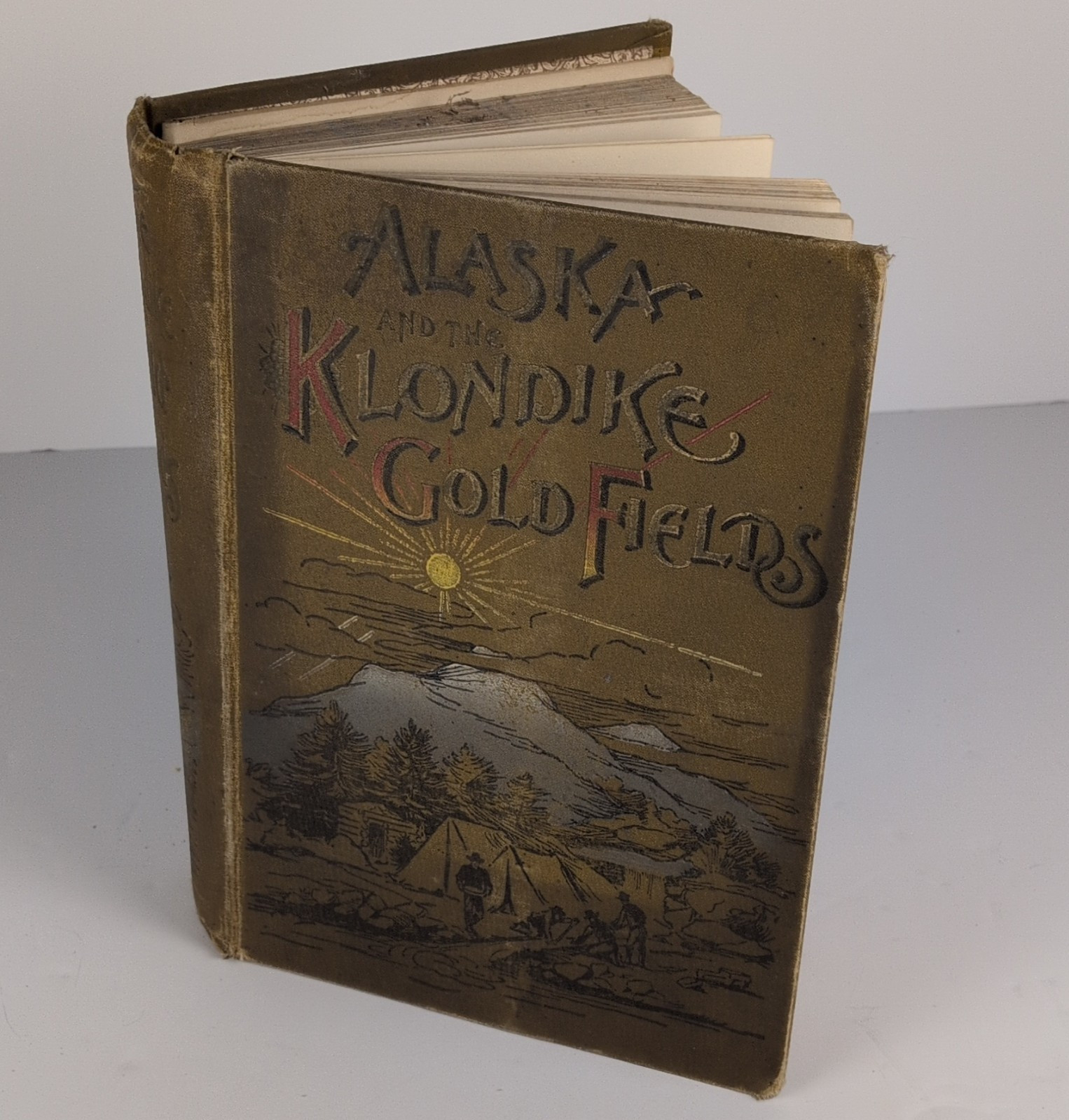 A. C. Harris Alaska and the Klondike Gold Fields 1897 Illus HC J.R. Jones Vintag
