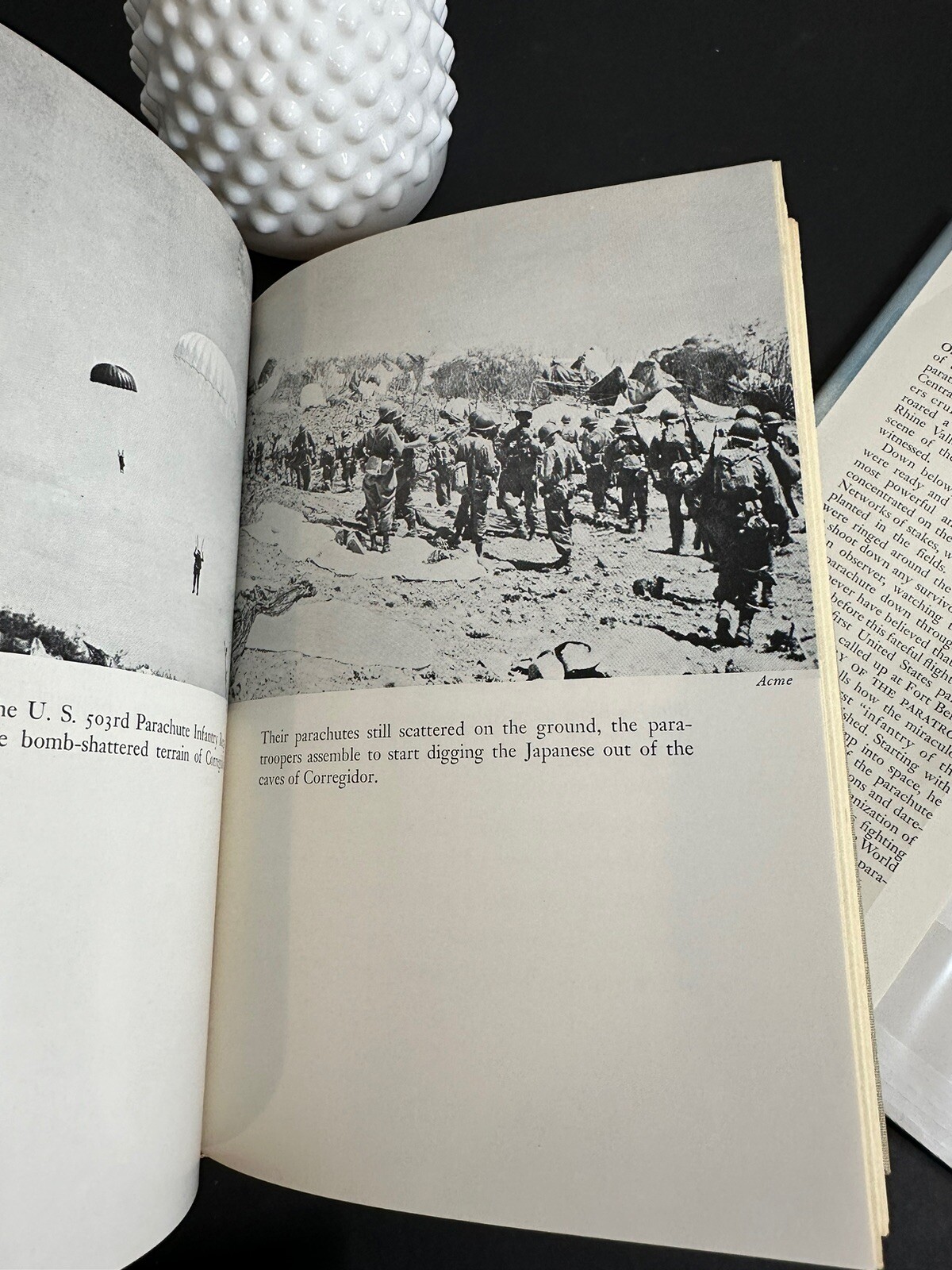 The Story of the Paratroops Landmark 1st Ed First Printing HB/DJ 1958 Airborne