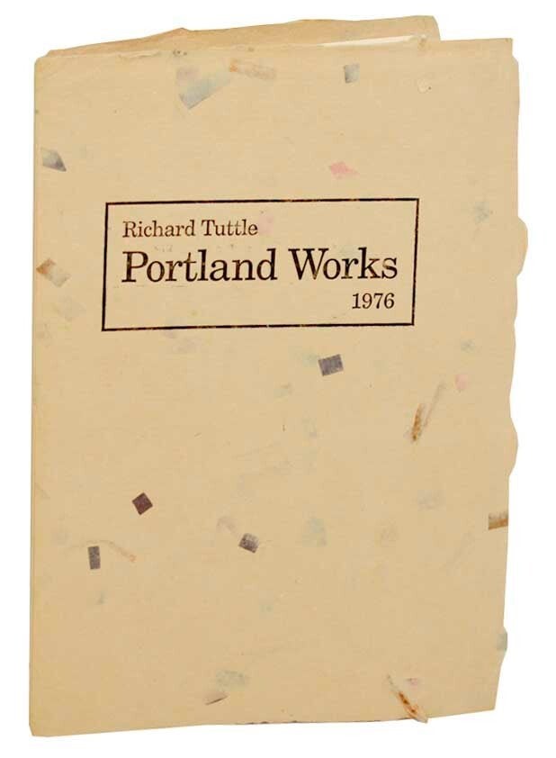 Richard TUTTLE / PORTLAND WORKS 1976 1st Edition 1988 #184300