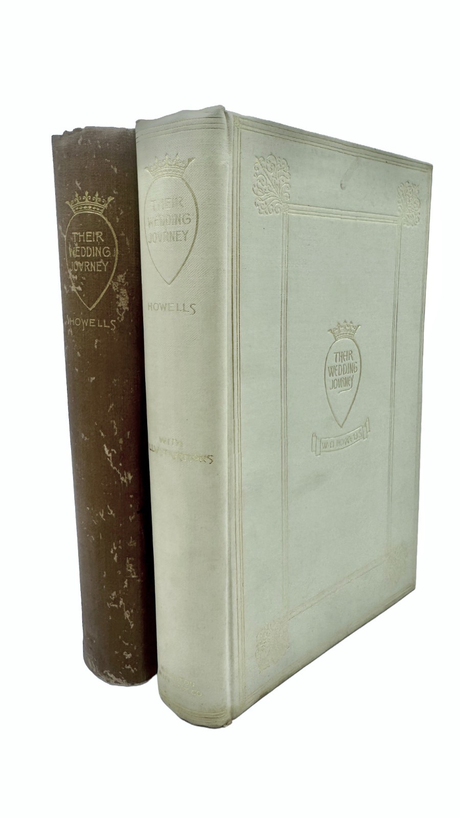 1895 Their Wedding Journey by W D HOWELLS – w/ SCARCE JACKET ILLUSTRATED