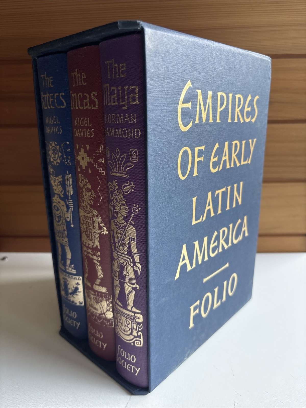 Folio Society Empires Of Early Latin America Incas Aztecs Maya 3 Vol Box Set