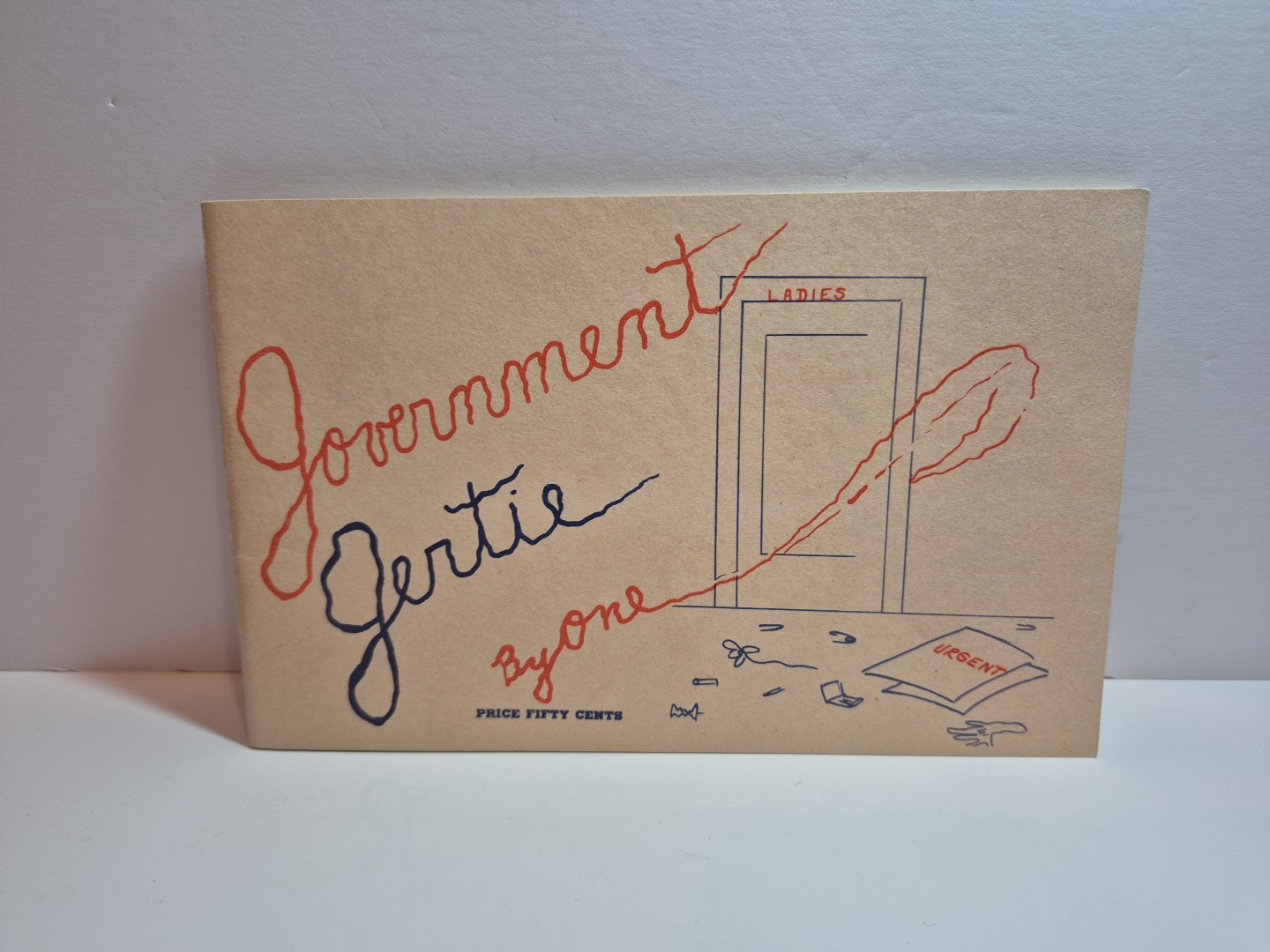 Rare Vtg 1944 Government Gertie Clerk Comic Book Satire WW 2 Era By Dorothy Bond