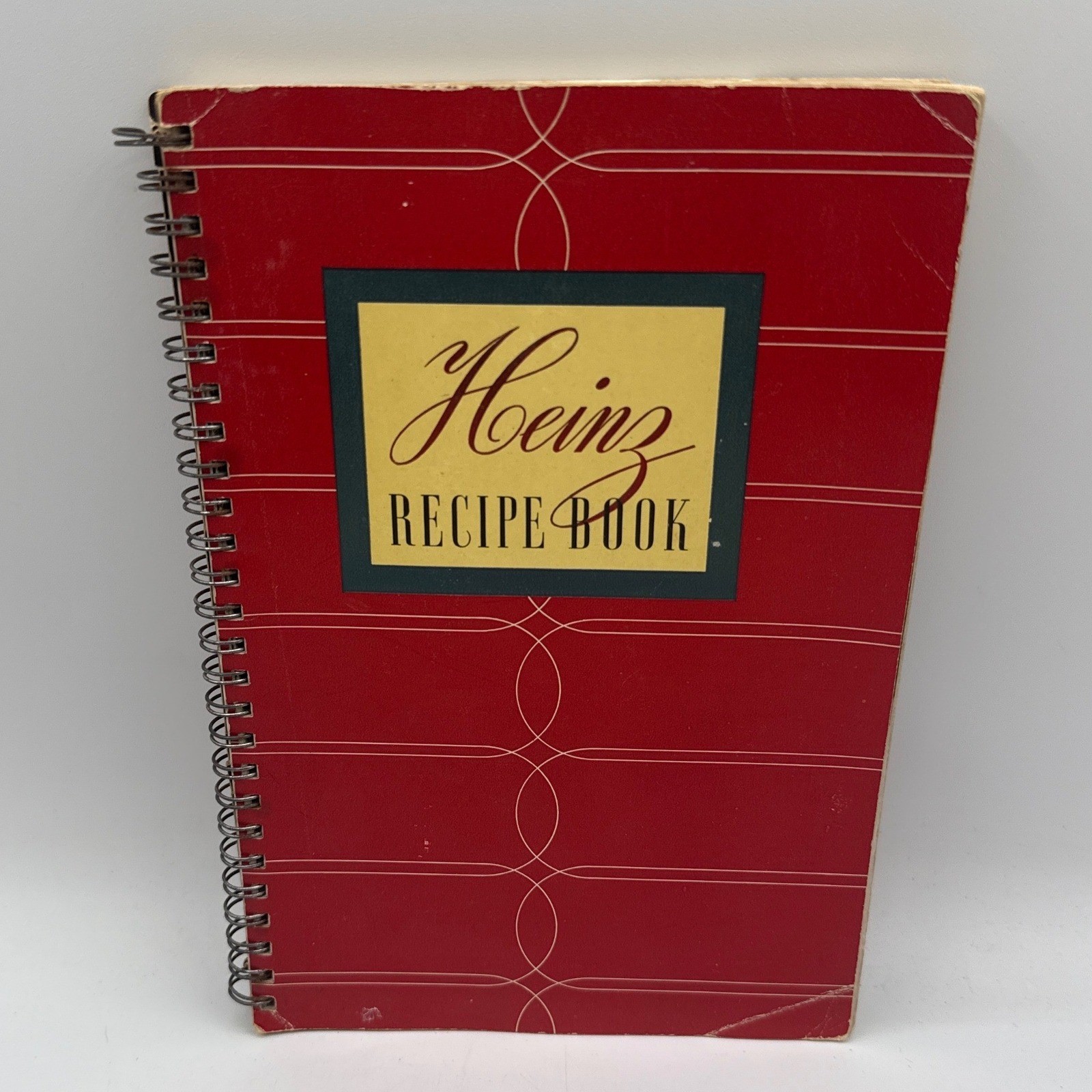 Heinz Recipe Book Vintage 1939 Red Spiral Bound 57 Varieties Ad Pittsburgh PA
