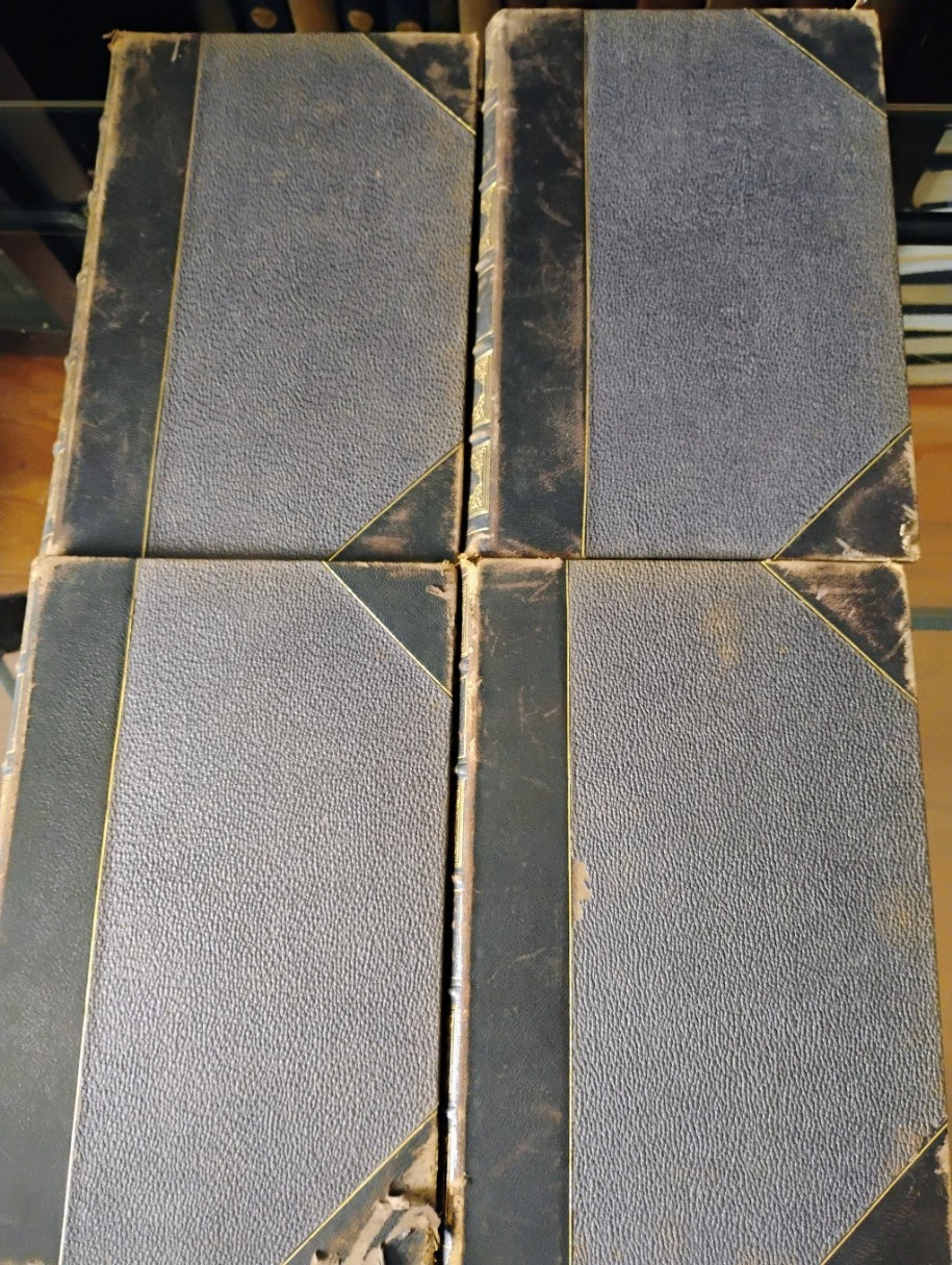 1878 A Popular History of the United States WILLIAM BRYANT 4 Volume Set Leather