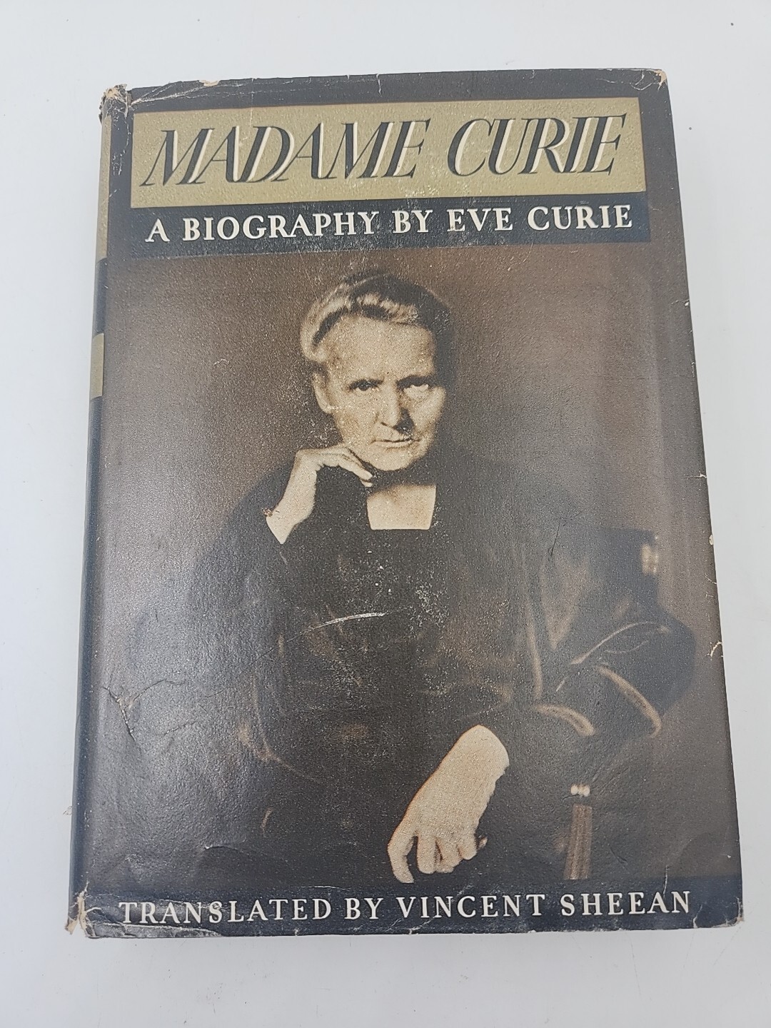 Madame Curie: A Biography by Eve Curie, Vintage 1943 Garden City HC w/ jacket