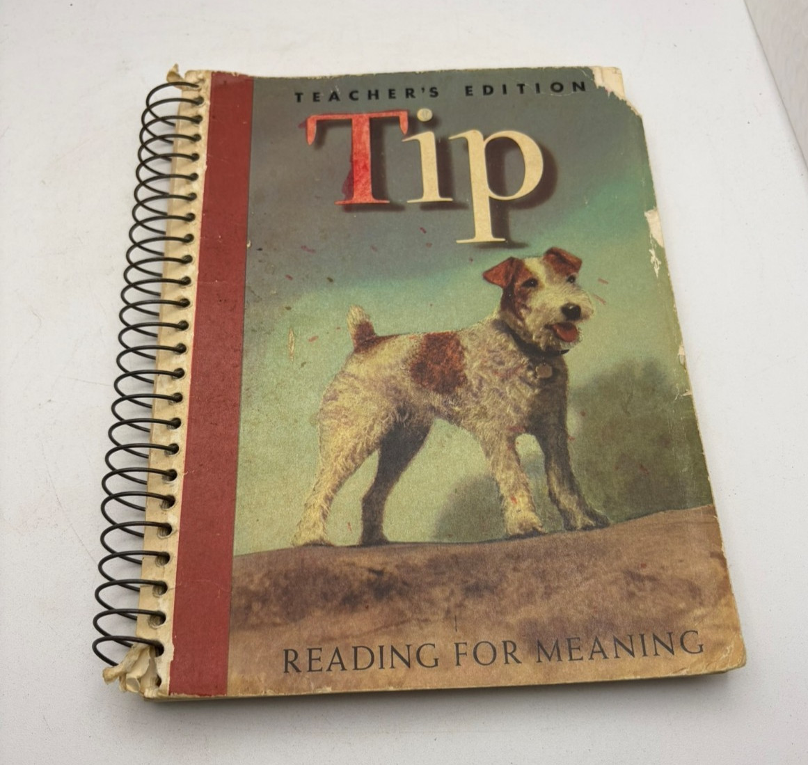 1957 Tip Reading For Meaning Teacher’s Edition Houghton Mifflin Spiral Manual
