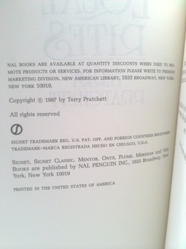 Equal Rites by Terry Pratchett