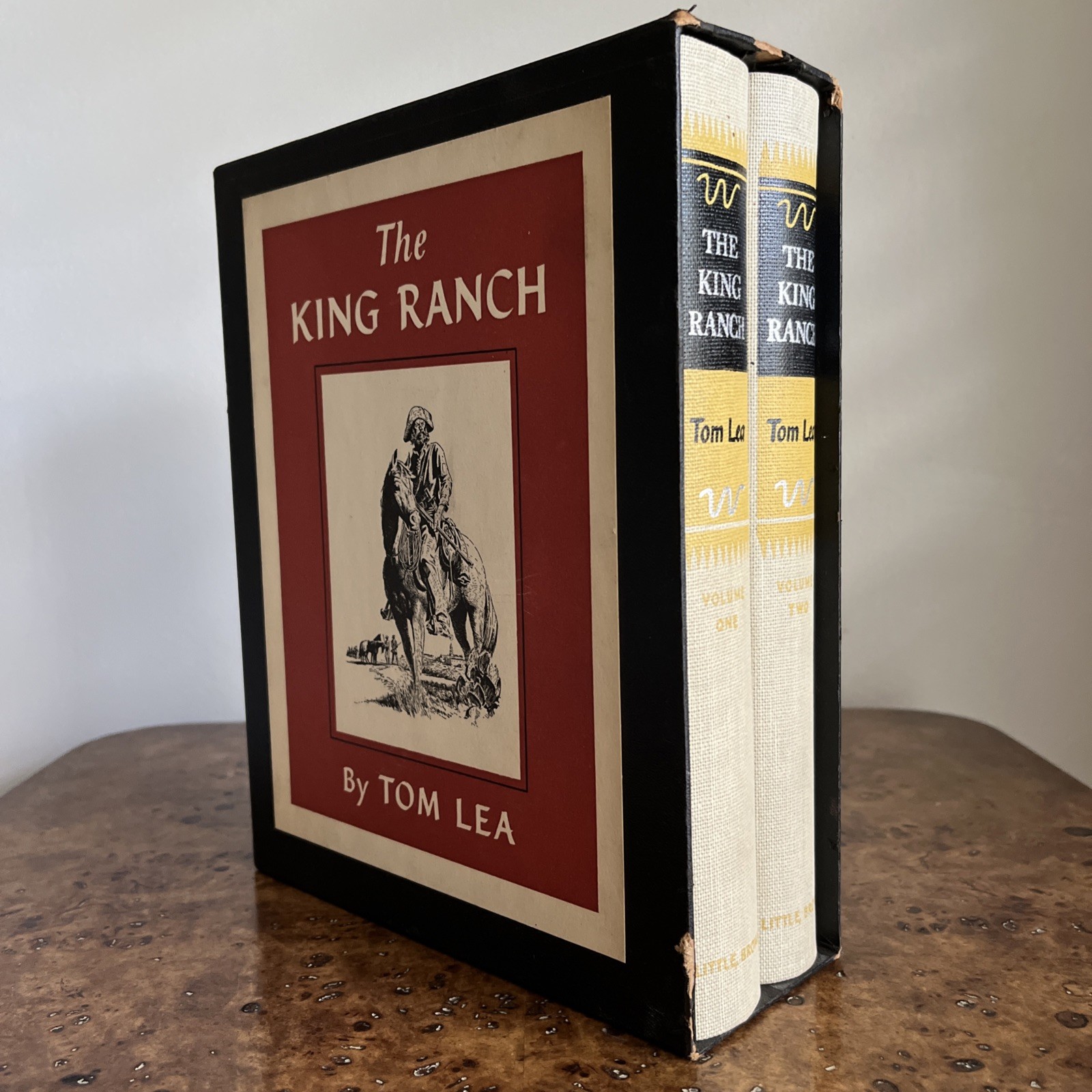 The King Ranch by Tom Lea 1957 Two-Volume Set w/ Slipcase