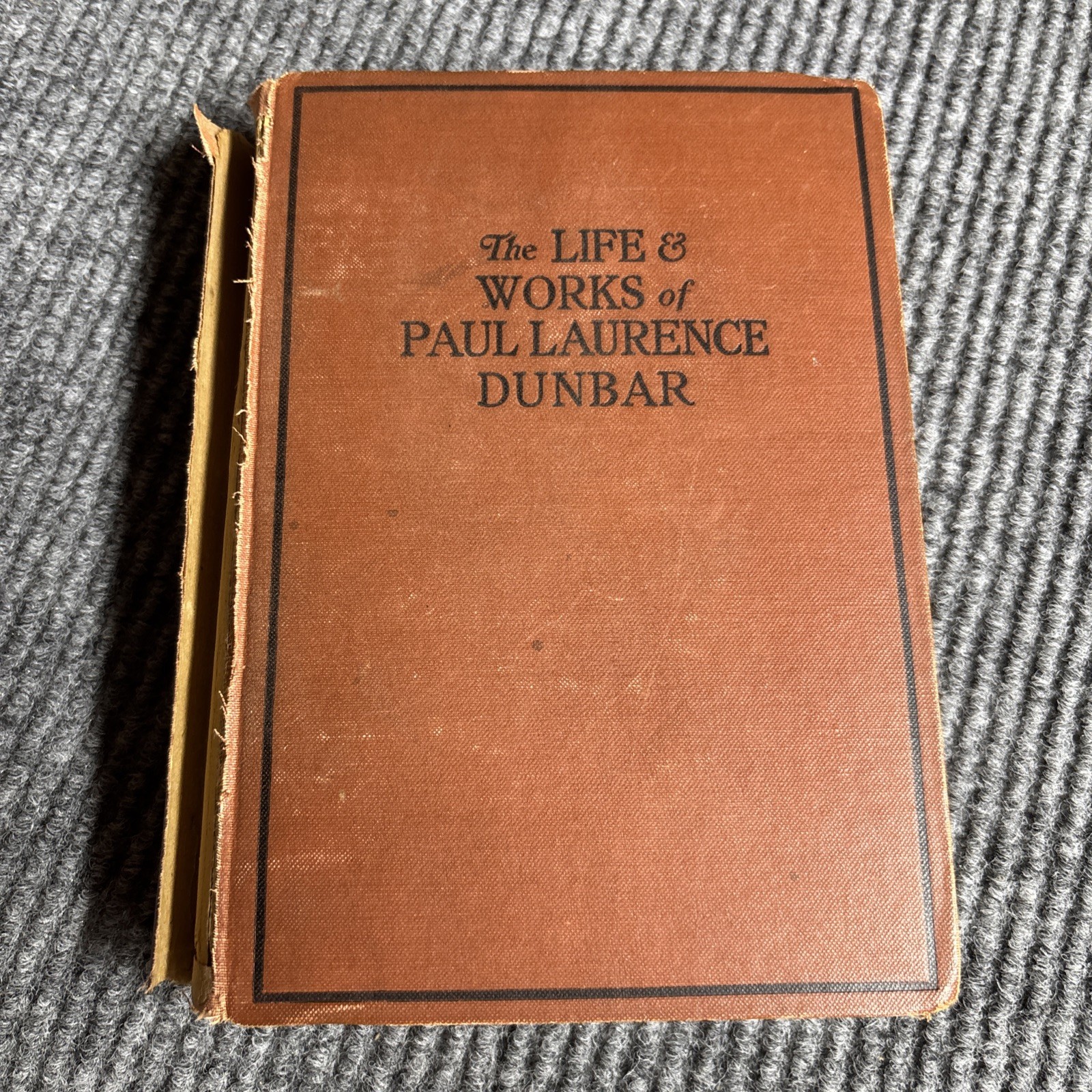 The Life & Works of Paul Laurence Dunbar by Lida Wiggins / 1907 Dodd, Mead & Co.