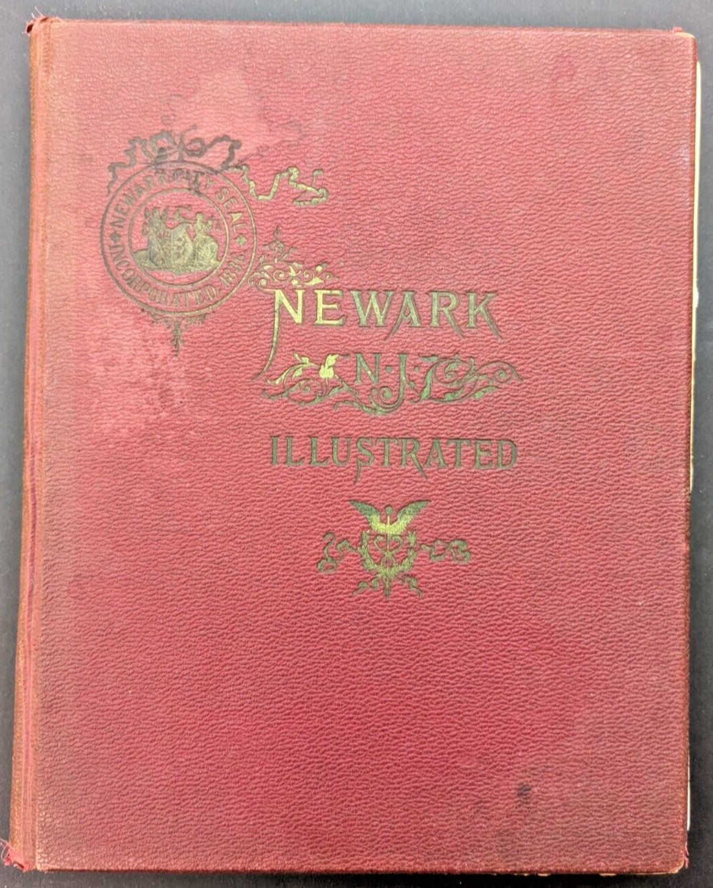 History Newark New Jersey Illustrated Souvenir and Industries, Peter Leary 1893