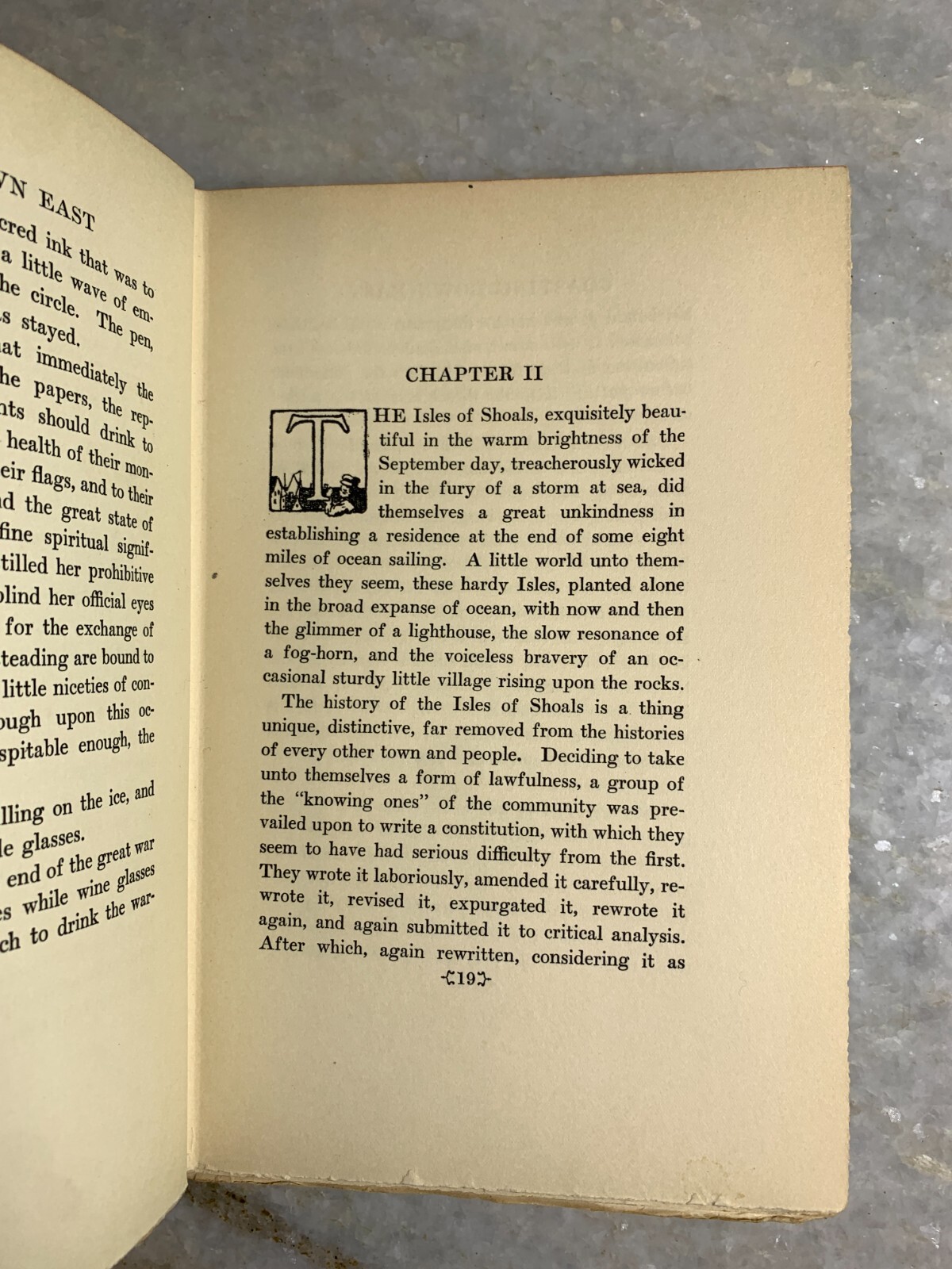 Rare 1st Ed Signed Book COASTING DOWNEAST [Maine] Ethel Hueston 1924 Dodd Mead