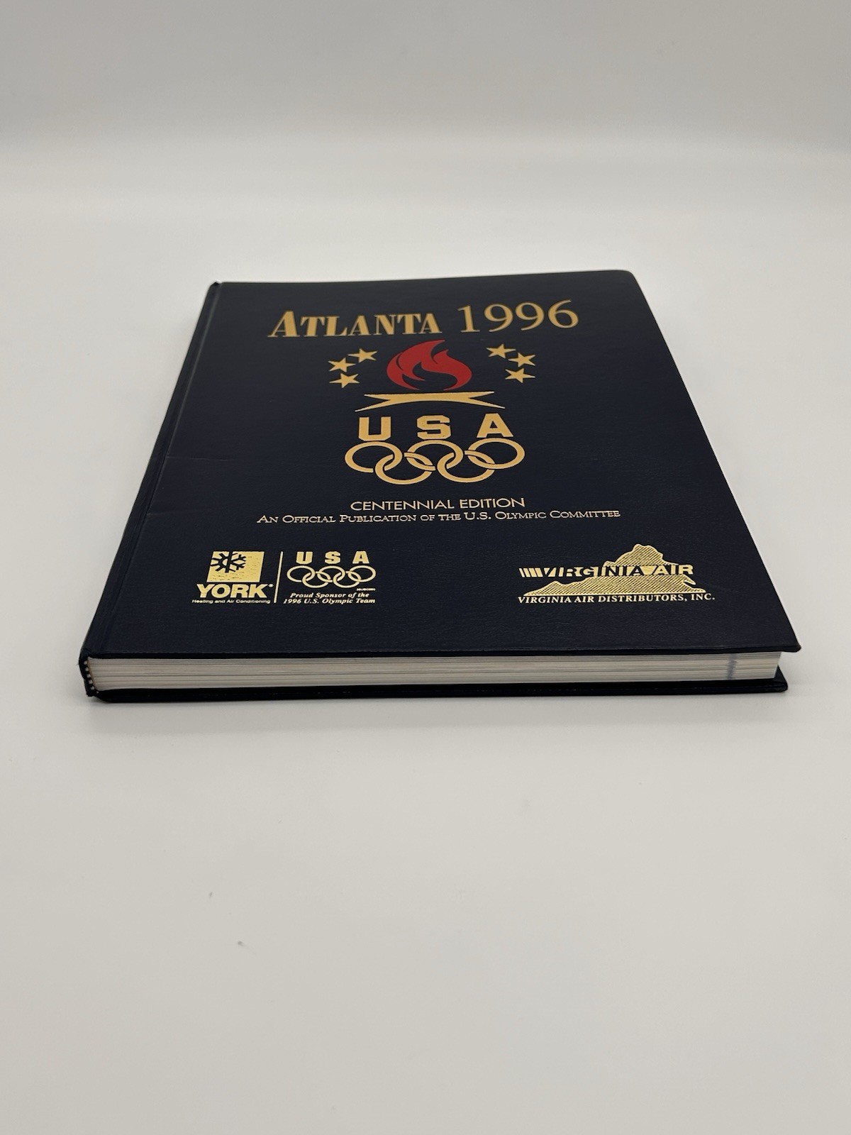 Atlanta 1996 Centennial Edition Olympic Book USOC Hardcover York Virginia Air