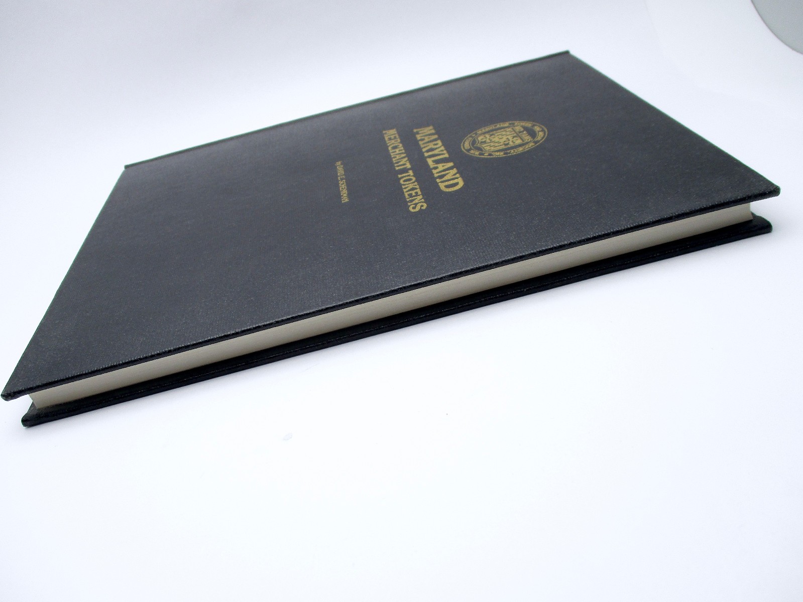 •• Signed • Maryland Merchant Tokens • Schenkman 1986 1st Edition Hardcover Book