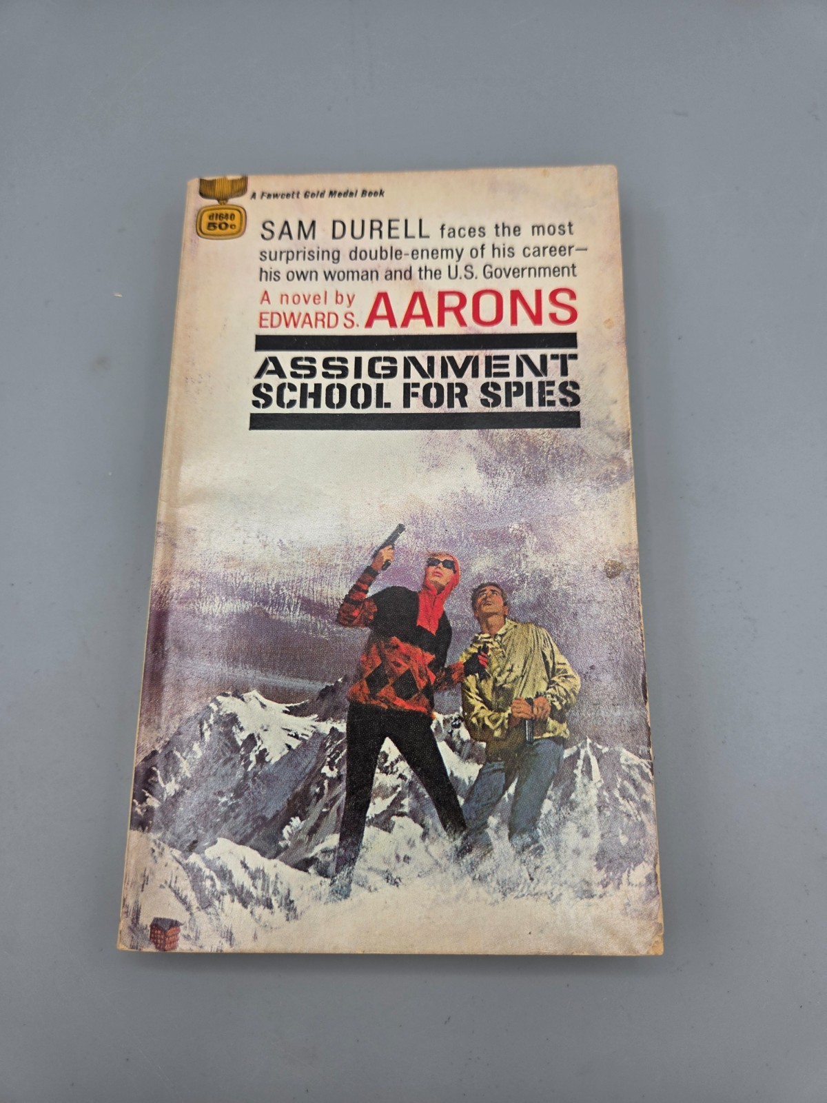 Assignment: School for Spies — Edward S. Aarons | Gold Medal d1640 (1966)