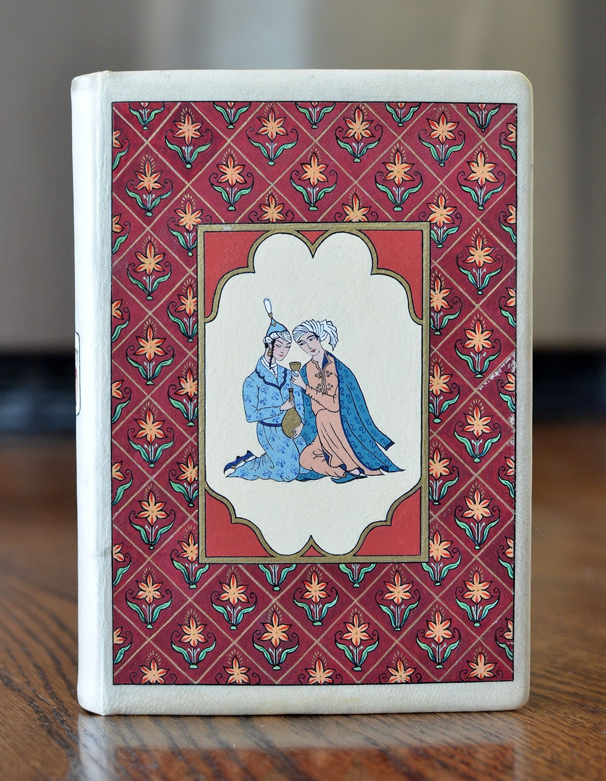 [Fine Binding | Painted Vellum] Les Ghazels de Hafiz, Full vellum binding