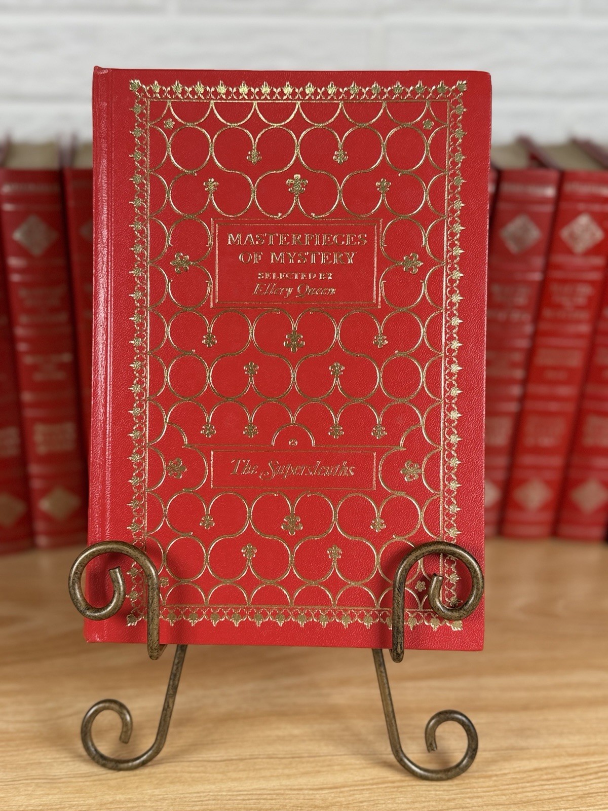 Masterpieces of Mystery Complete 20 Volume Set Ellery Queen 1979 HC Red VTG