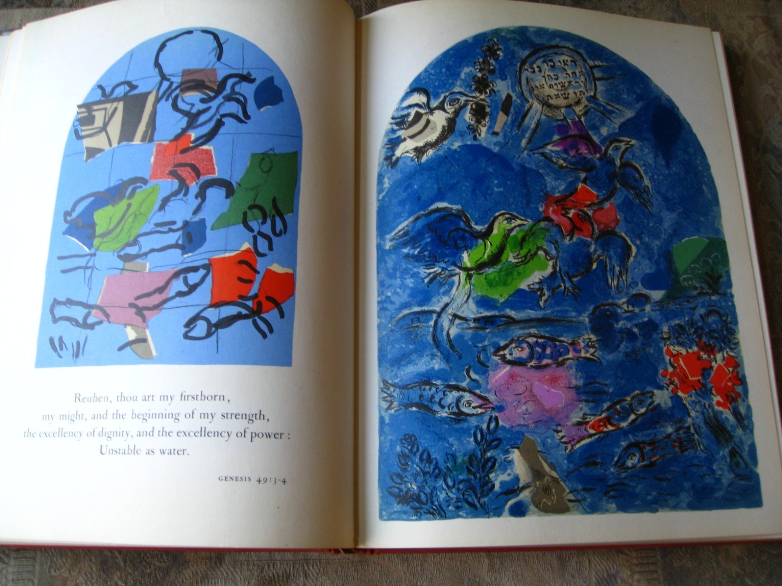 Jean Leymarie – Marc Chagall: The Jerusalem Windows – 1962 Printed in France