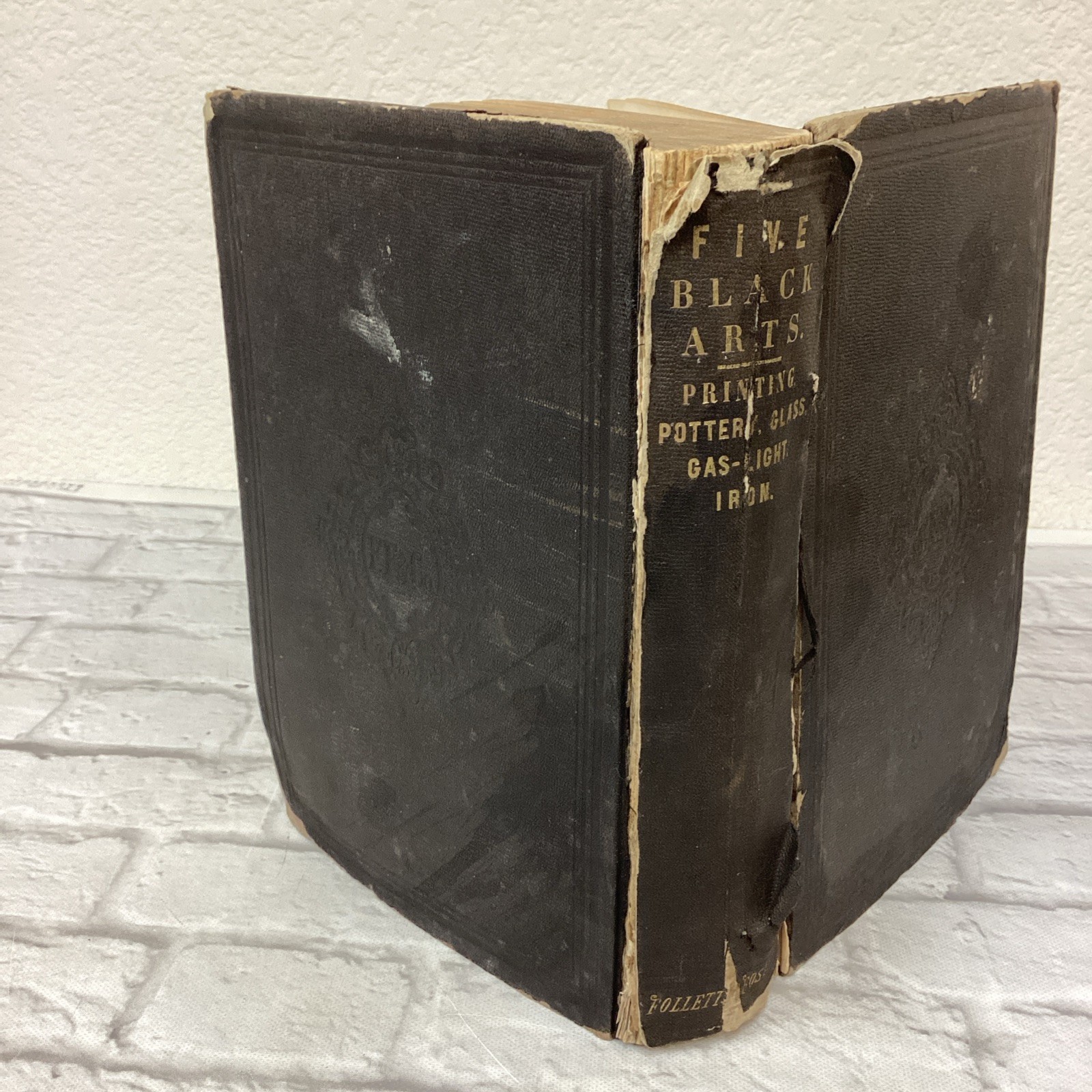 Five Black Arts – 1861 Coggeshall – Printing, Pottery, Glass, Iron, Gas-Light