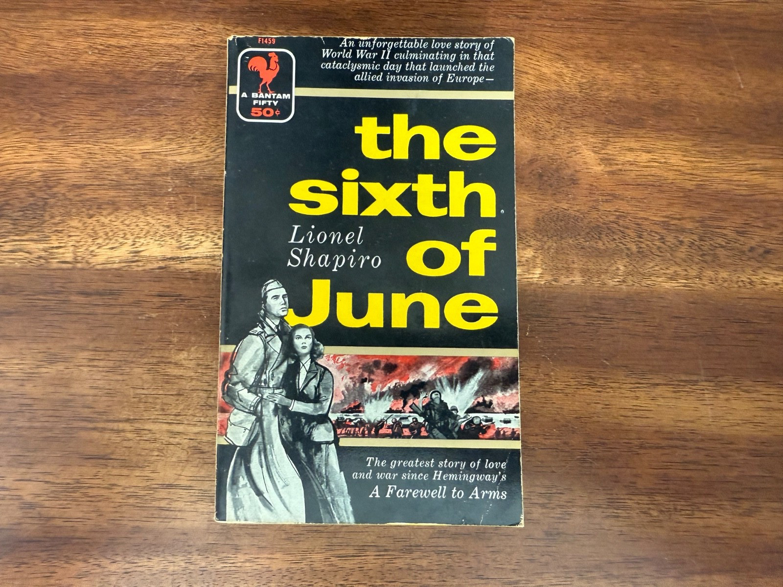 The Sixth of June by Lionel Shapiro (1956, Vintage Paperback) FREE SHIPPING