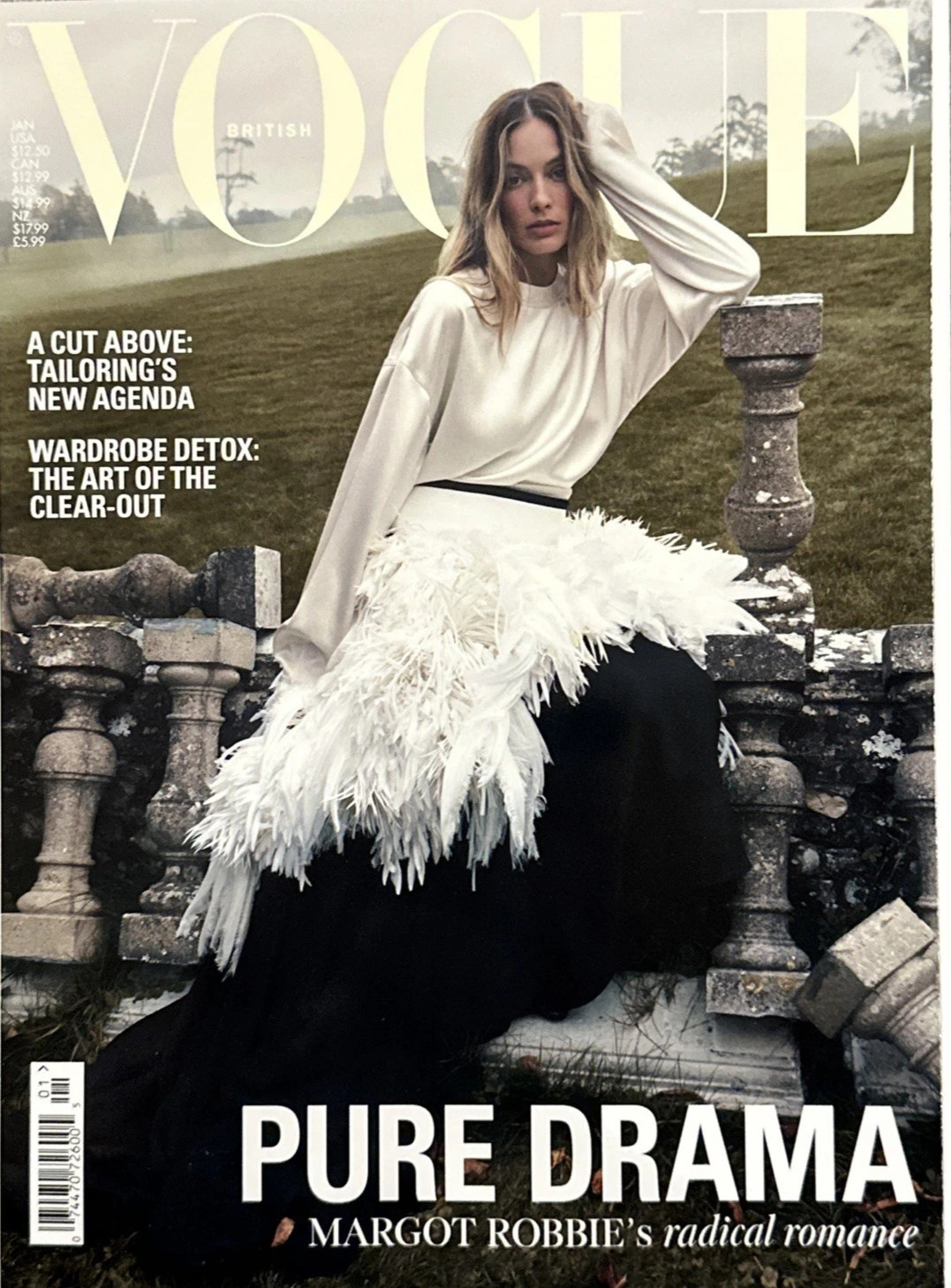 BRITISH VOGUE MAGAZINE | JAN 2026 | MARGOT ROBBIE | PURE DRAMA