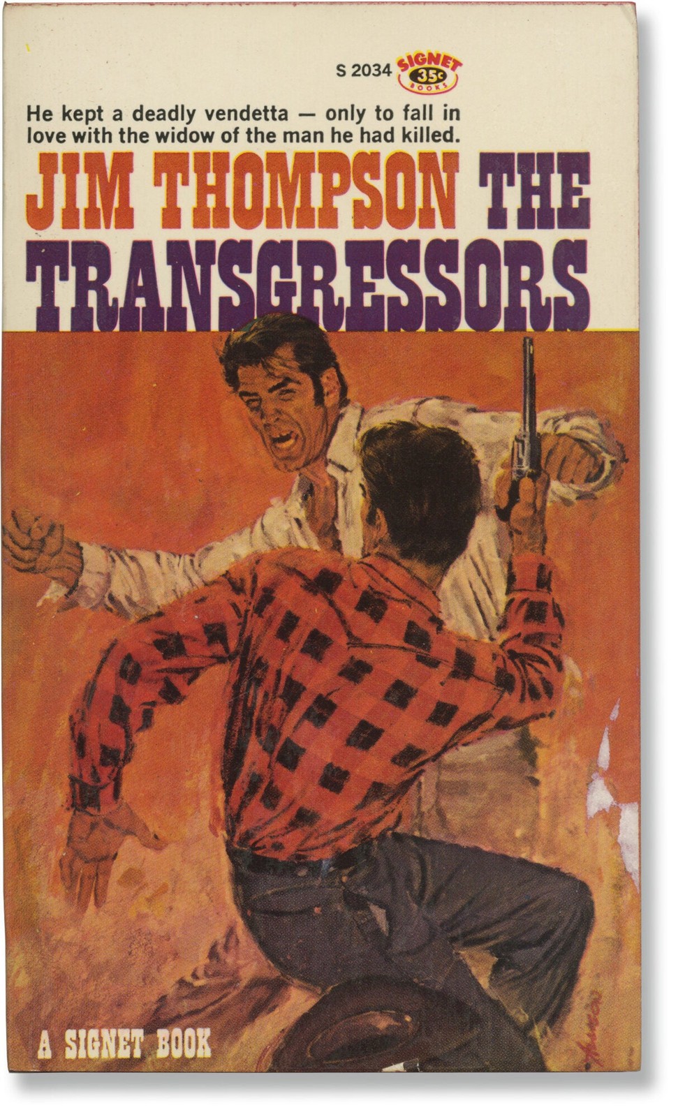 Jim Thompson THE TRANSGRESSORS First Edition 1961 #170304