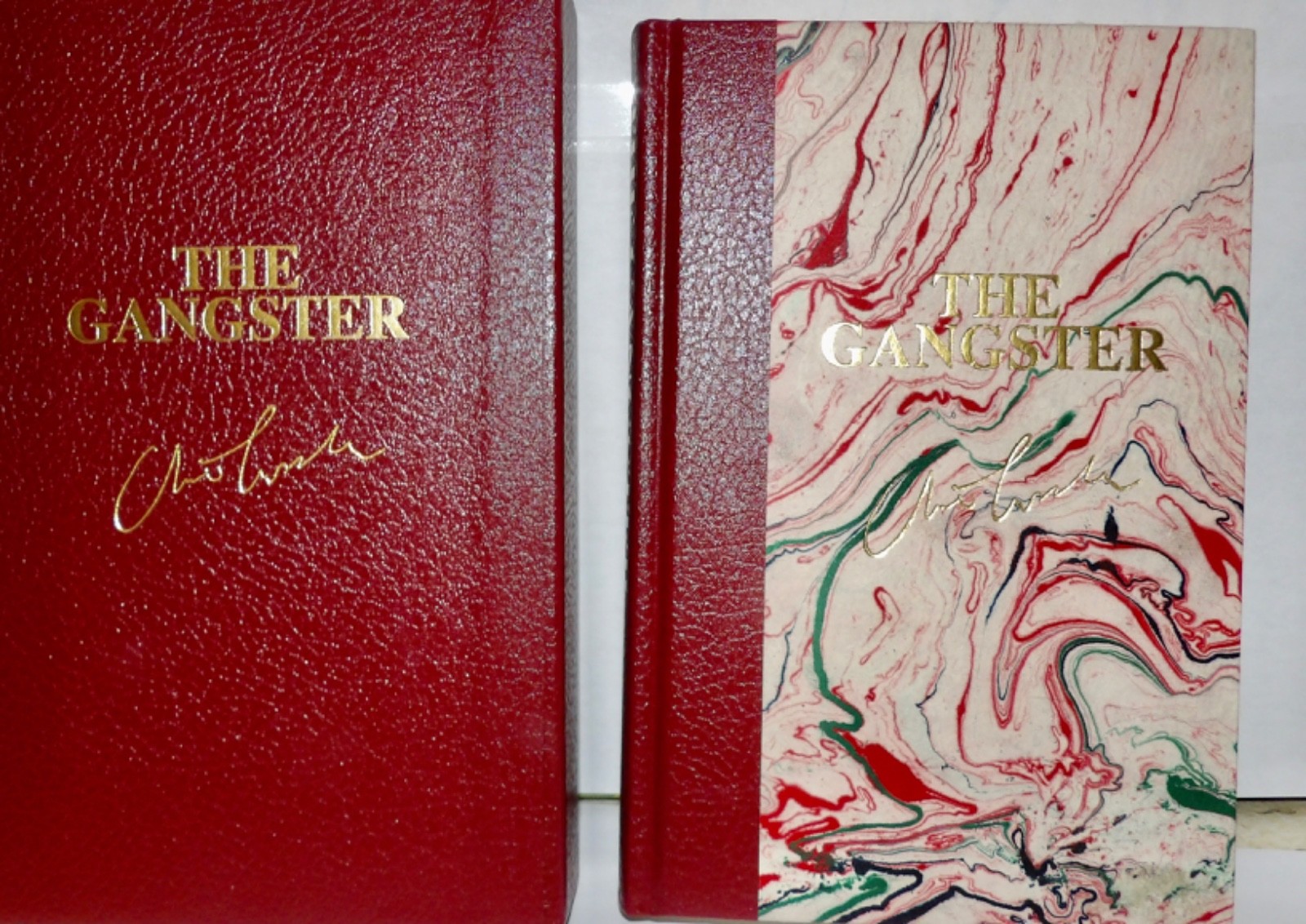 Clive Cussler Justin Scott THE GANGSTER Limited Edition Signed w/Slipcase