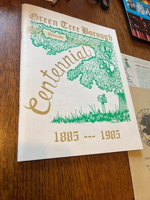 green tree borough 1885 1985 Centennial Celebration booklet related materials