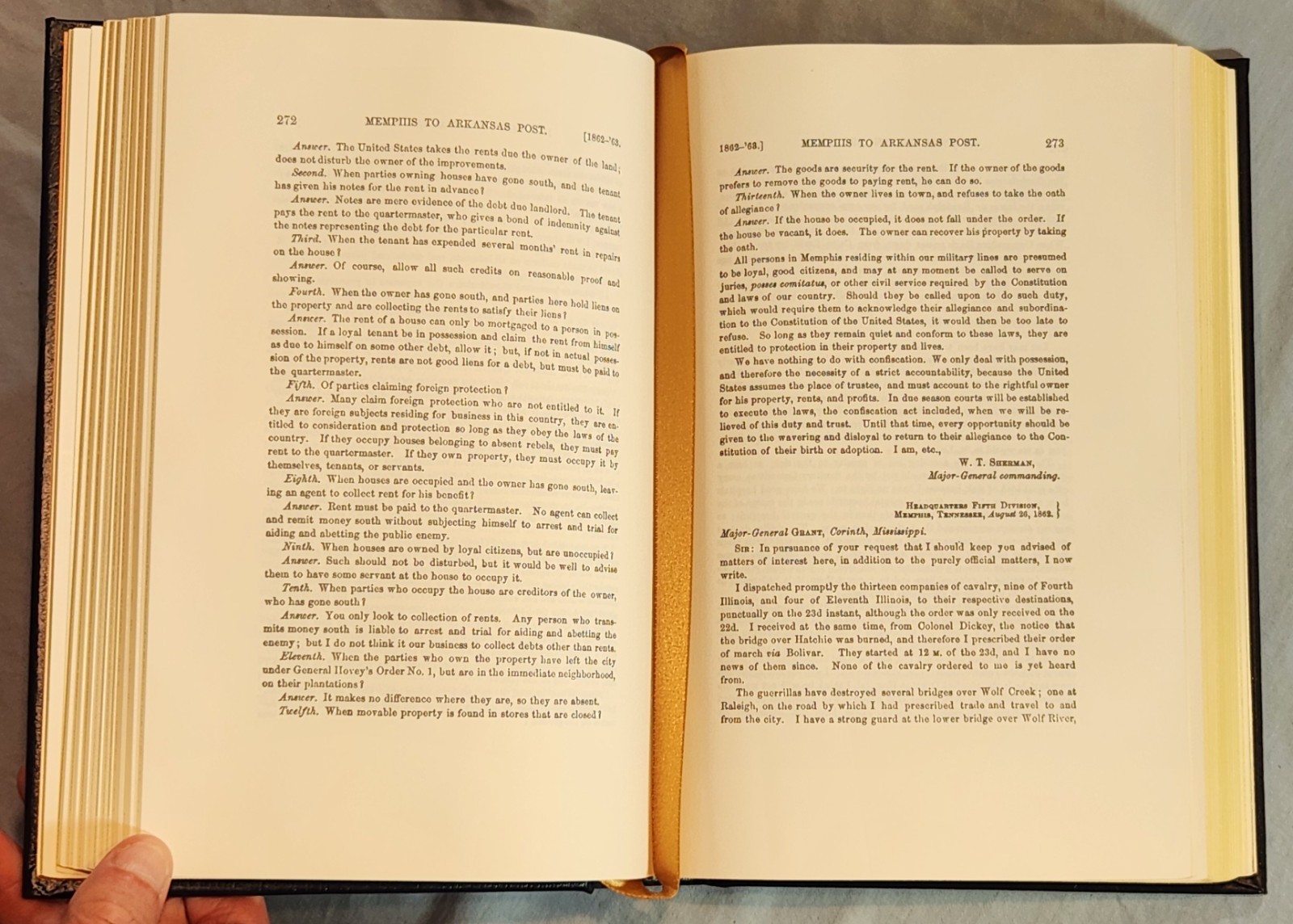 Easton Press Civil War Library: Memoirs of General William T. Sherman. Leather.