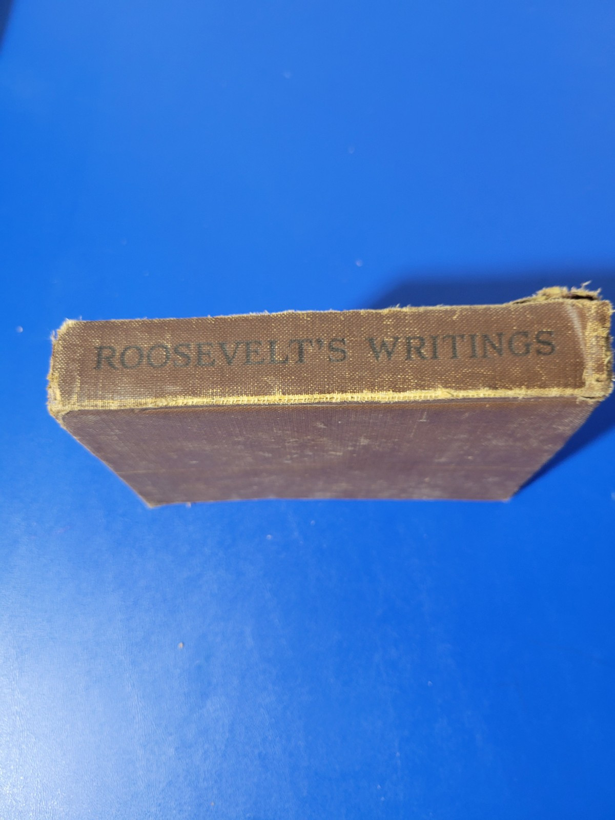 Roosevelts Writings 1920 Hardback Maurice Garland Fulton PreownedBook