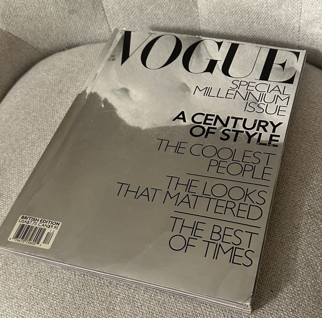 British Vogue Magazine December 1999 Special Millennium Issue A Centuryof Style