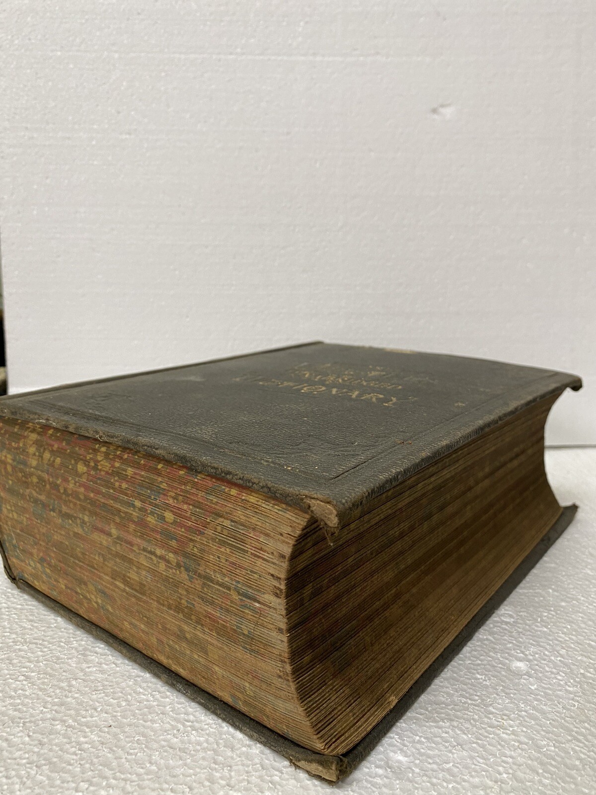 Antique 1892 Webster’s Unabridged Dictionary Words History English Language Book
