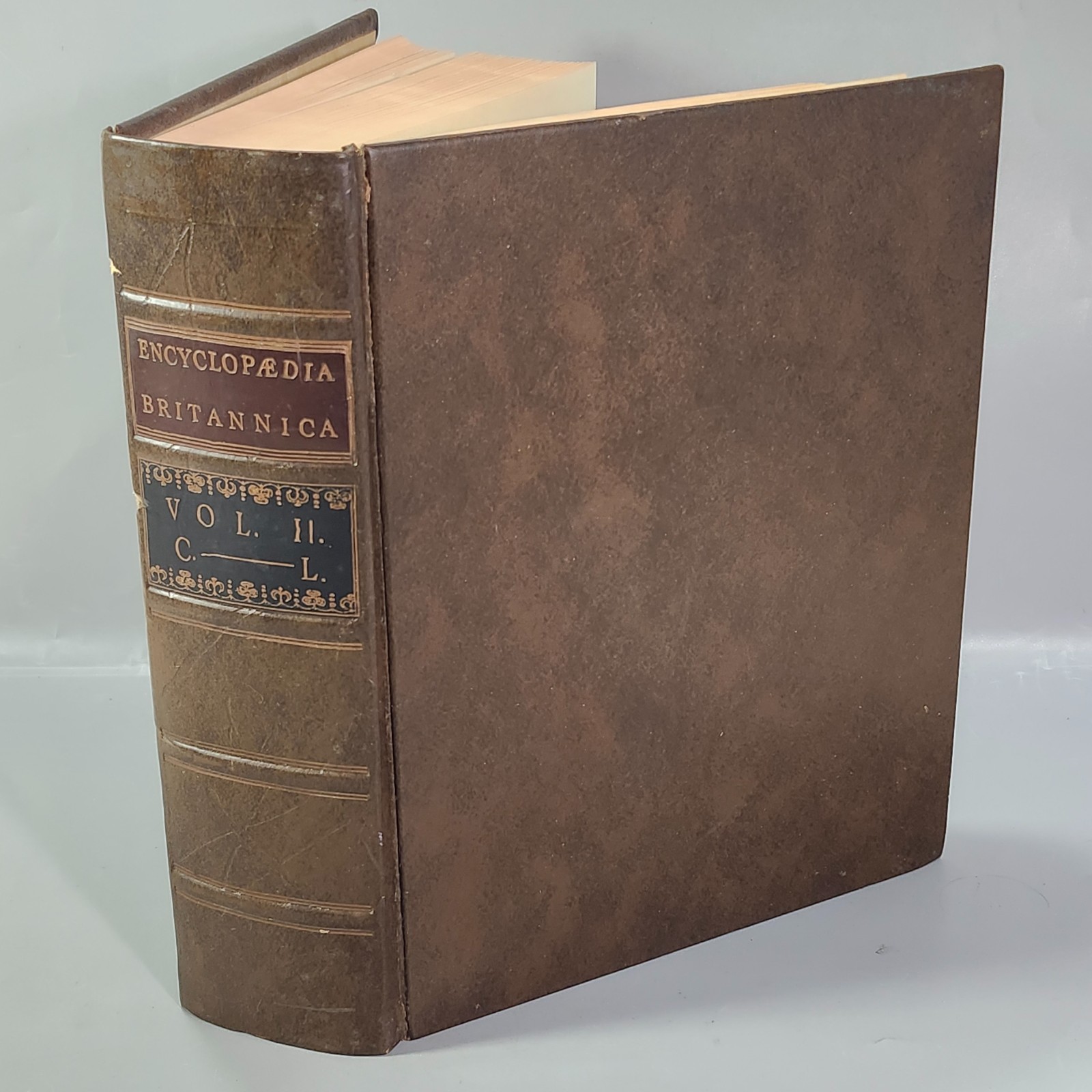 Encyclopedia Britannica Arts Science C-L Vol II of III Book Set 1771 Reprint VTG